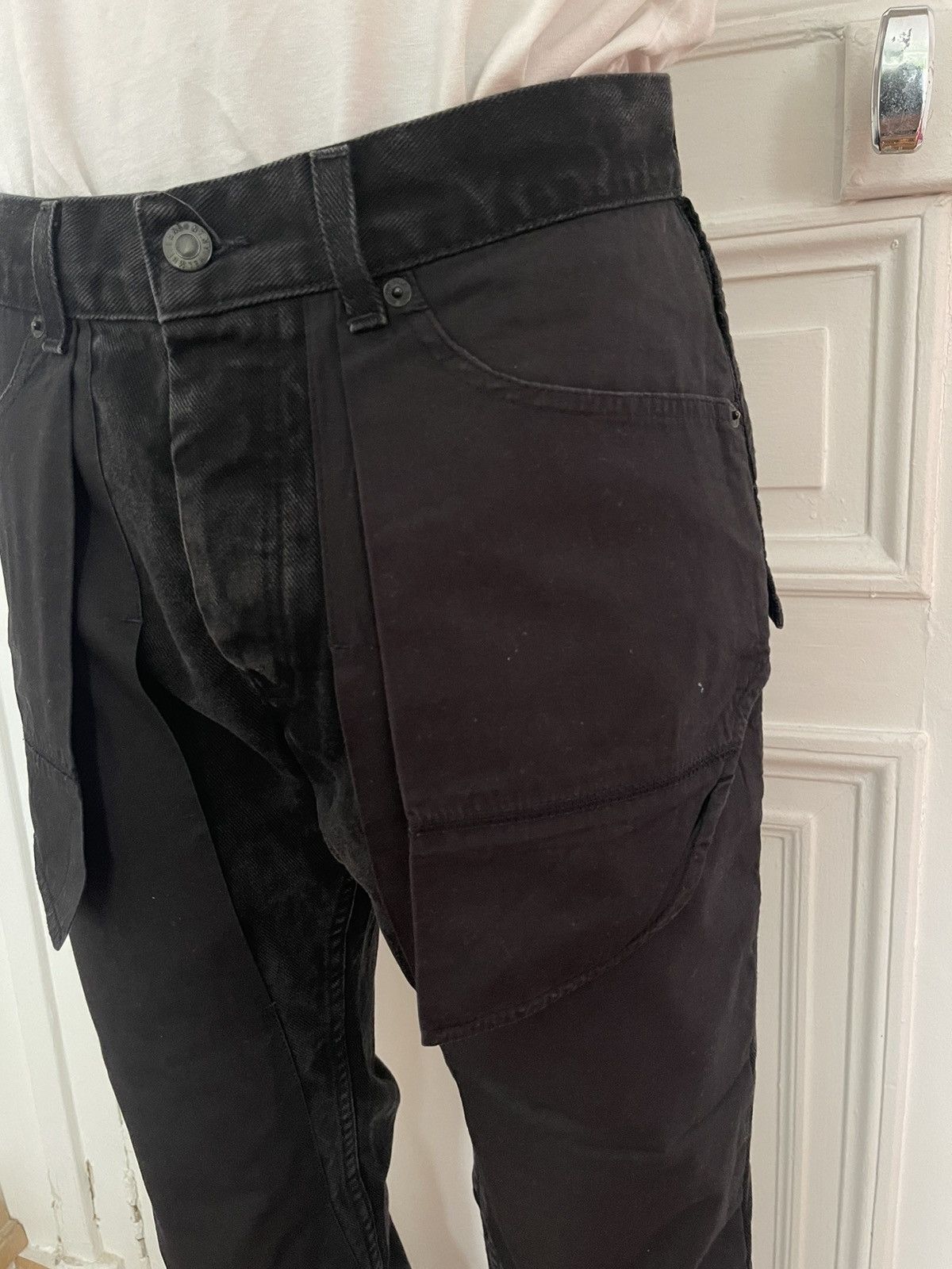Helmut Lang Helmut Lang legendary inside out denim jeans black Size US 31 - 5 Thumbnail