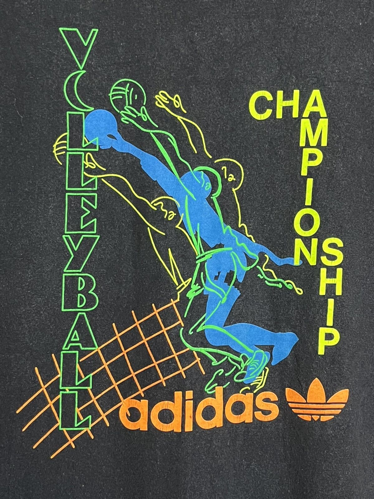 Adidas VINTAGE 90s ADIDAS VOLLEYBALL CHAMPIONSHIP T SHIRT Size US L / EU 52-54 / 3 - 3 Thumbnail