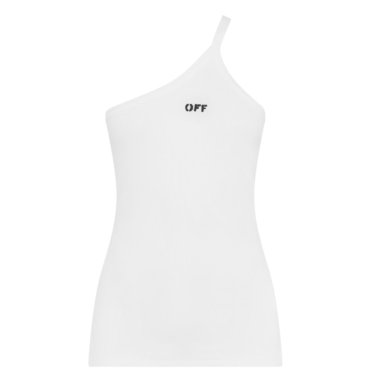 Off-White o1g2r1mq1224 Tank Top in White Size L / US 10 / IT 46 - 1 Thumbnail