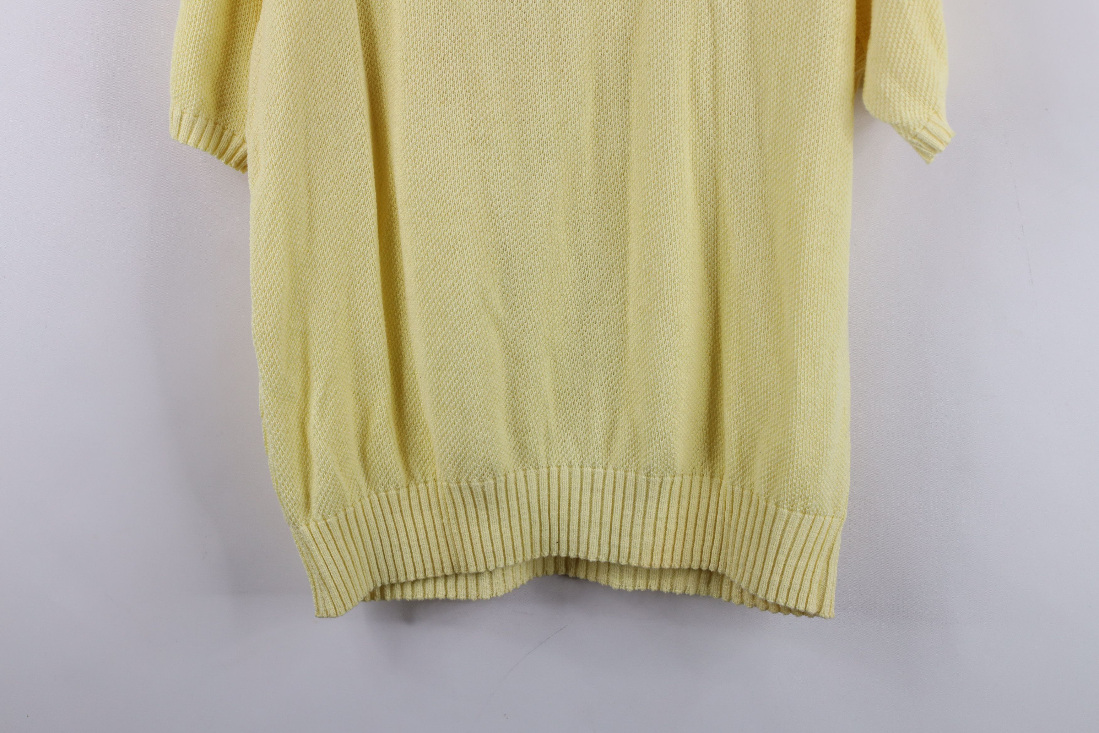 Vintage Vintage 70s Streetwear Short Sleeve Collared Sweater USA Size US L / EU 52-54 / 3 - 10 Thumbnail
