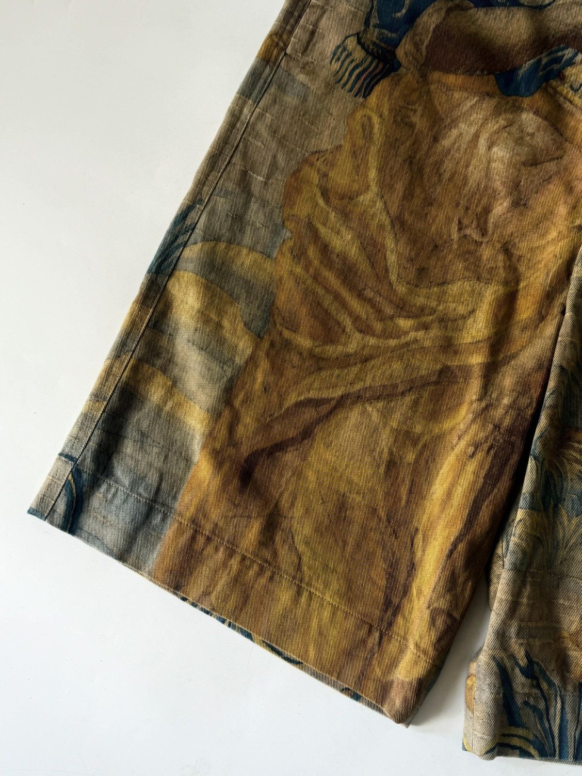 Dries Van Noten Dries Van Noten Pastoral Tapestry Print Shorts Size US 43 - 4 Thumbnail
