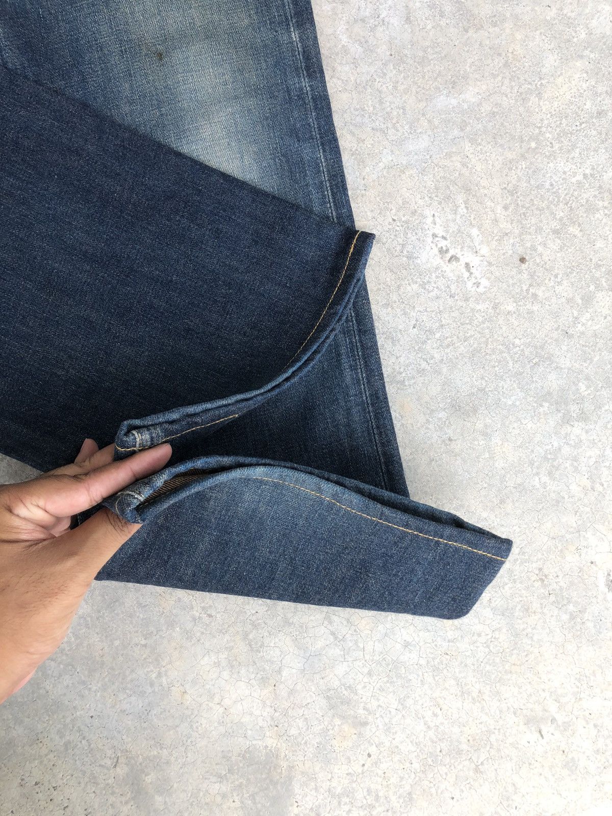 If Six Was Nine Japanese Lee Flared Jeans Distressed Jeans Size US 31 - 13 Thumbnail