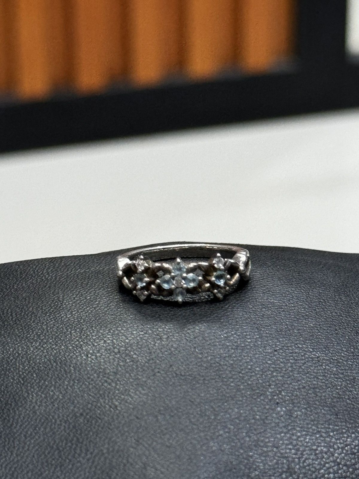 Jewelry × Sterling Silver AQUAMARINE STERLING 925 RING Size ONE SIZE - 6 Thumbnail