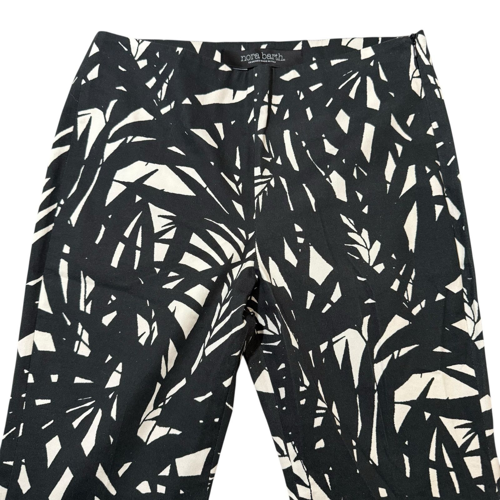 Other Nora Barth Flare Pants Statement Trouser Black White IT 44 Size 30" / US 8 / IT 44 - 2 Thumbnail