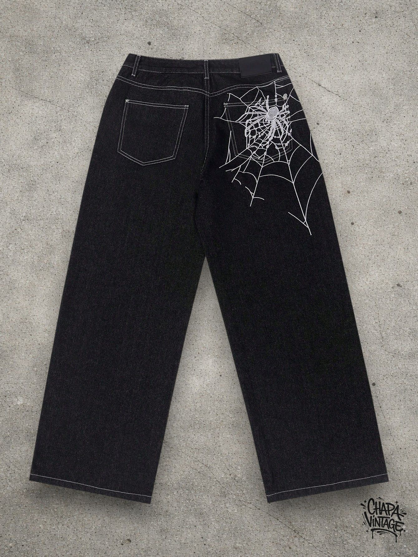 Japanese Brand Dark blue jeans HipHop Size US 32 / EU 48 - 3 Thumbnail