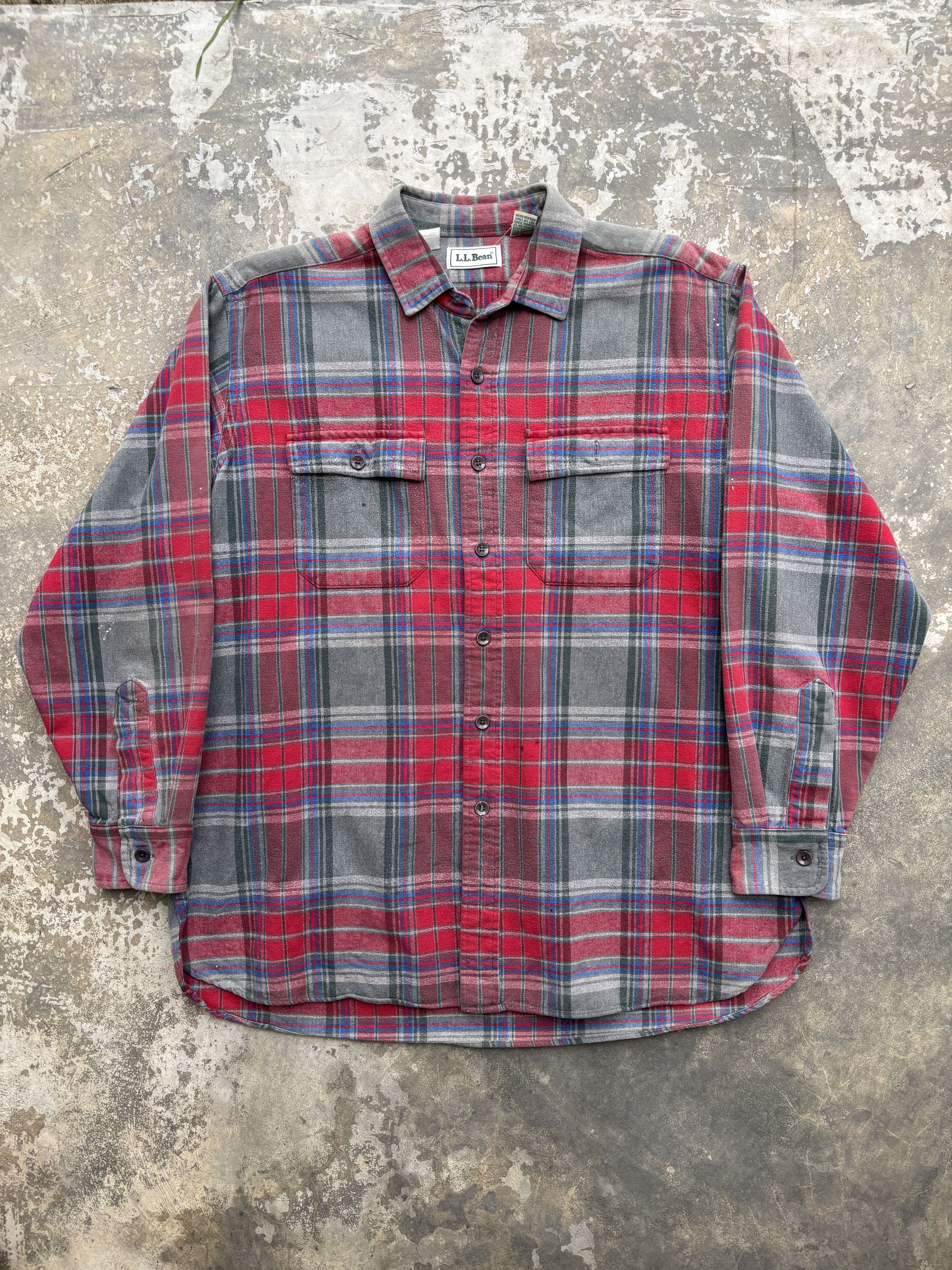 L.L. Bean L.L. Bean Checkered Red Rare Vintage Button Up Shirt Size US L / EU 52-54 / 3 - 1 Thumbnail