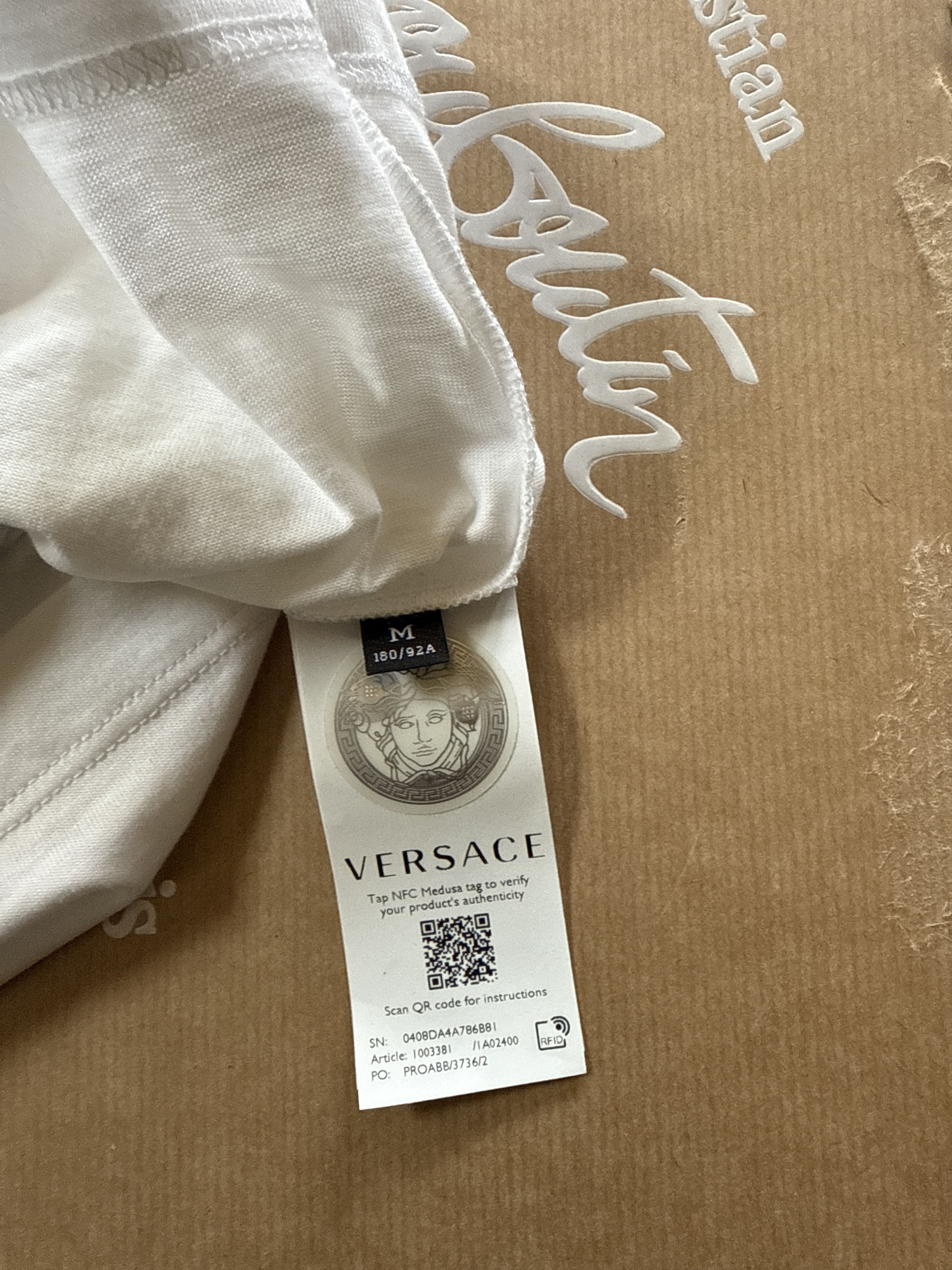 Versace Medusa Music Long Sleeve T-Shirt Size US M / EU 48-50 / 2 - 10 Thumbnail