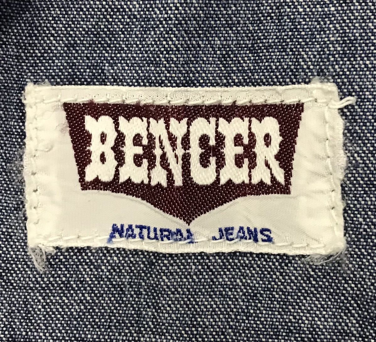 Japanese Brand × Vintage Vintage Bencer Natural Jeans Overalls Size US 33 - 13 Thumbnail