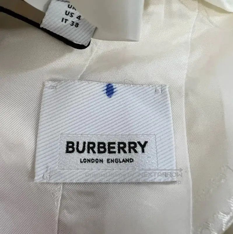 Burberry Burberry Summer White Cotton Casual Pants. Size 35" - 3 Thumbnail