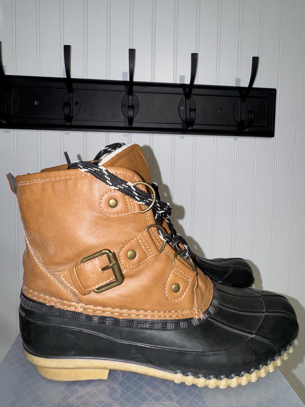 Magliano Magellan Women's Waterproof Duck Boots with Buckle Detail Size ONE SIZE - 2 Thumbnail