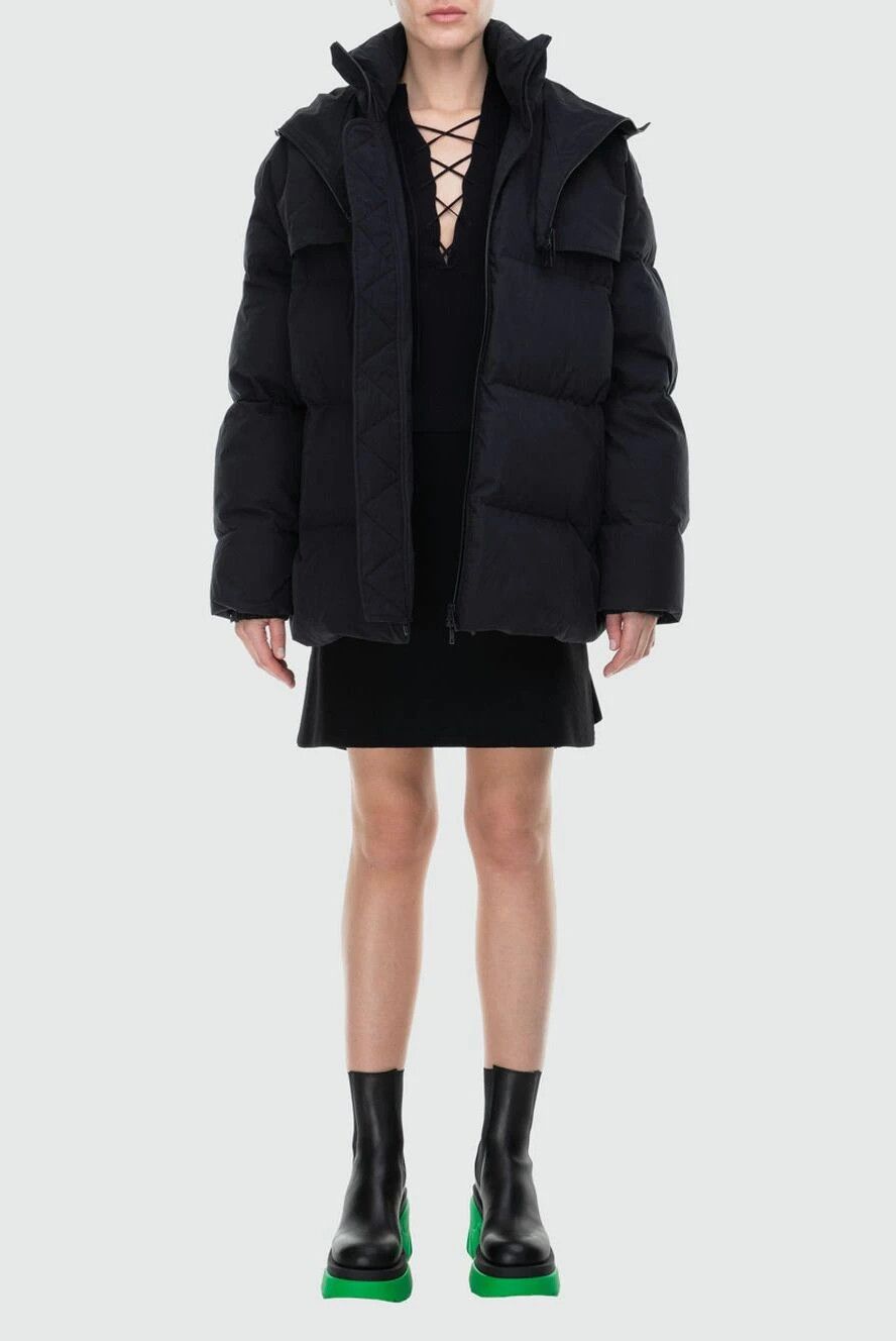 Bottega Veneta o1y0725 Mini Skirt in Black Size 26" / US 2 / IT 38 - 5 Thumbnail