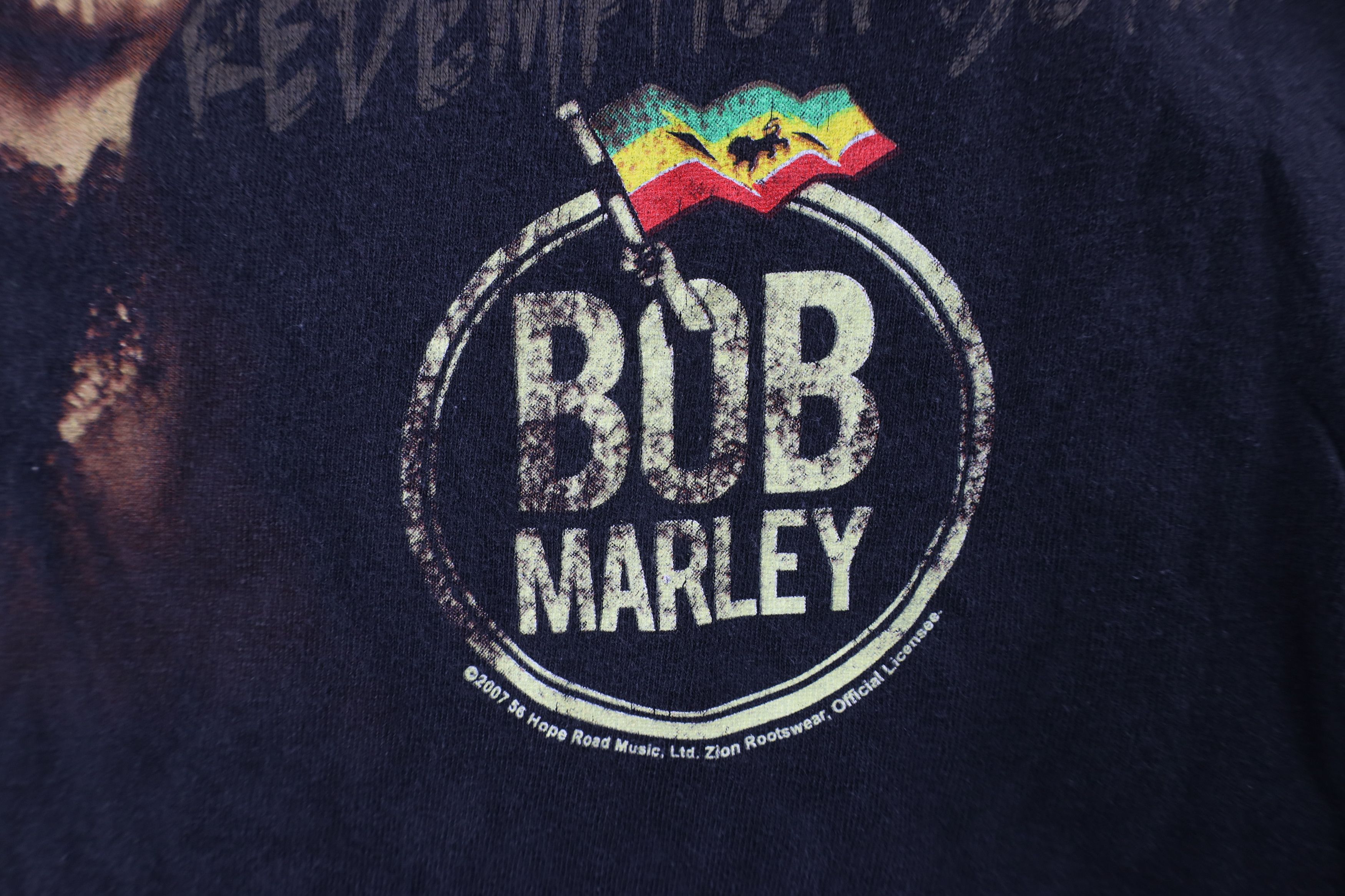 Vintage Vintage Y2K 2007 Rasta Bob Marley Band Short Sleeve T-Shirt Size US S / EU 44-46 / 1 - 5 Thumbnail