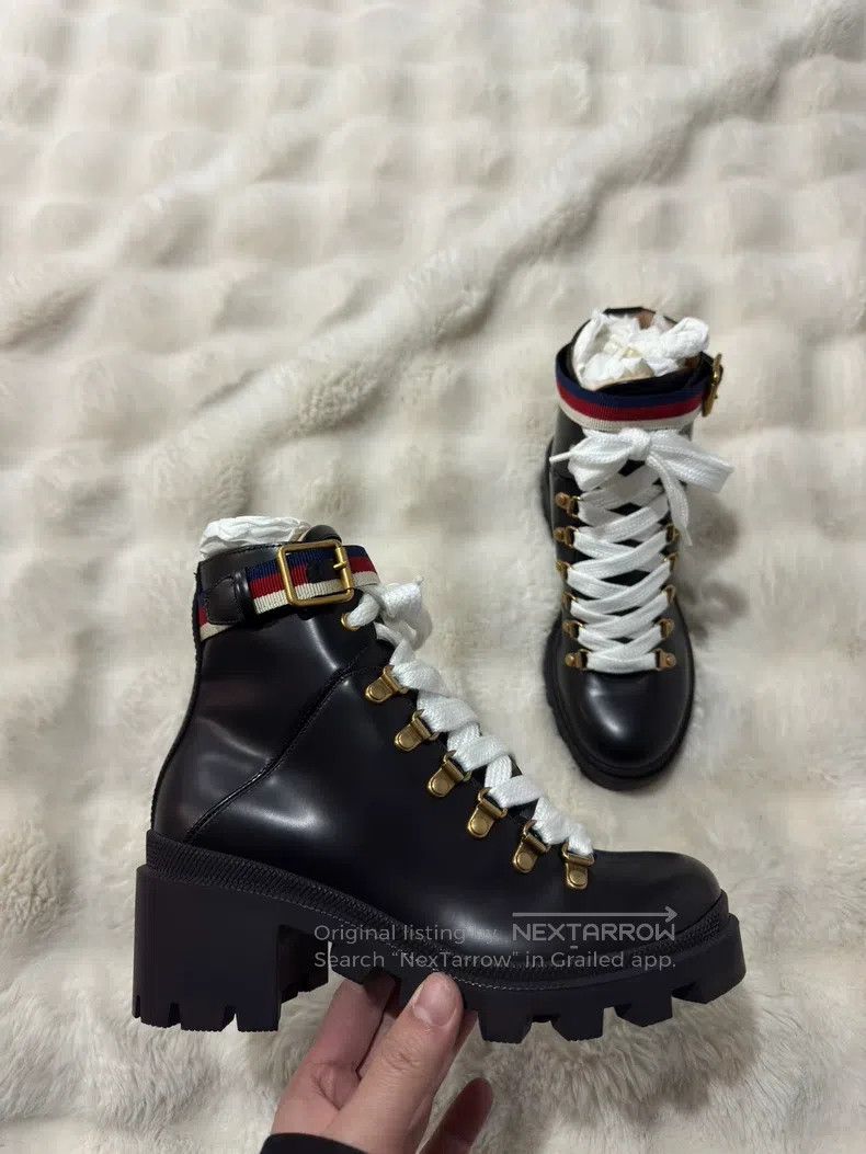 Gucci Guicci Martin Boots Size US 6 / IT 36 - 5 Thumbnail