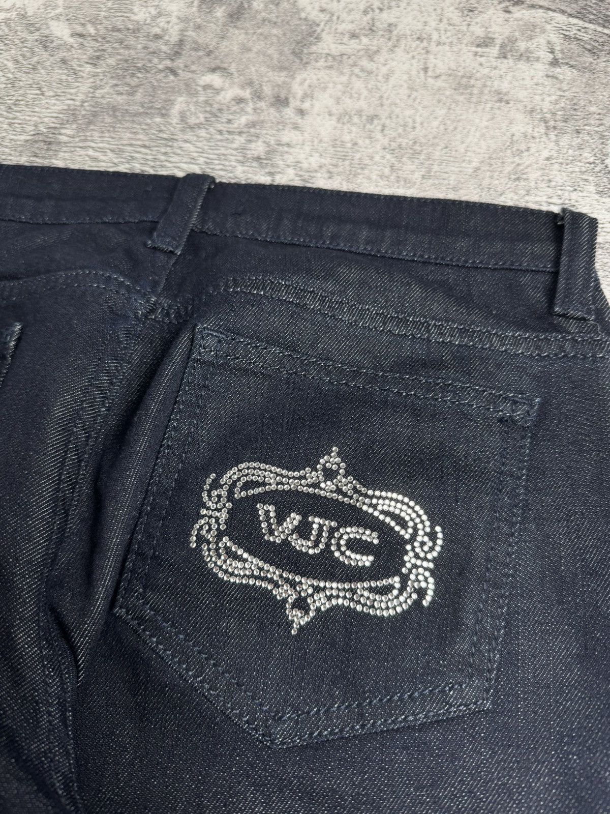 Versace Jeans Couture Versace Couture VJC Y2K Skinny Straight Denim Jeans Trousers Size 30" / US 8 / IT 44 - 8 Thumbnail