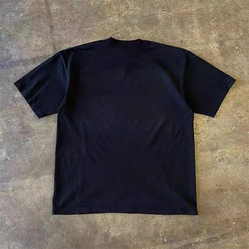 VIBE Washed vintage lounge chair black cotton t-shirt Size US M / EU 48-50 / 2 - 6 Thumbnail