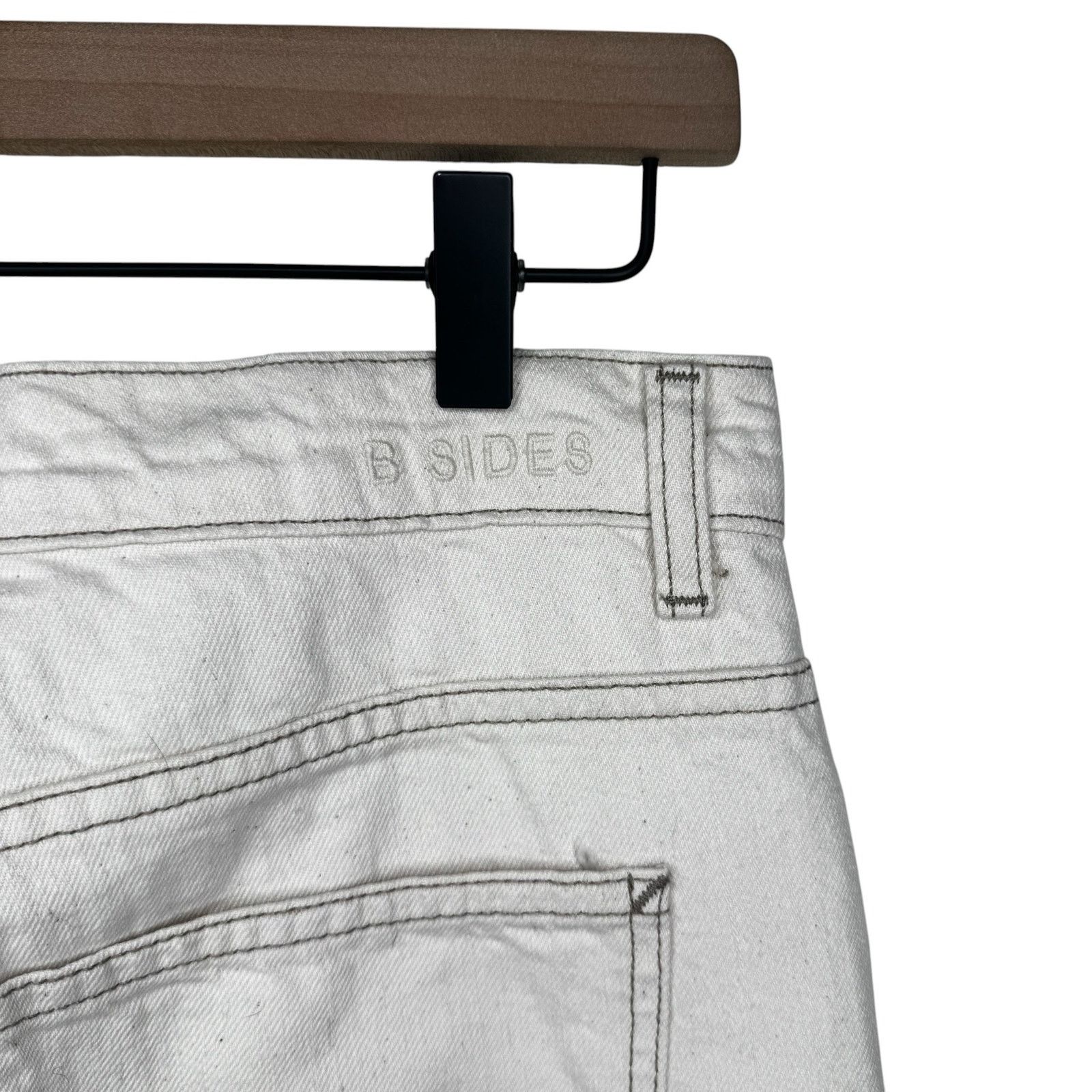 B Sides B. SIDES Plein Relaxed Straight Jean in Ecru Size 30 Size 30" / US 8 / IT 44 - 5 Thumbnail