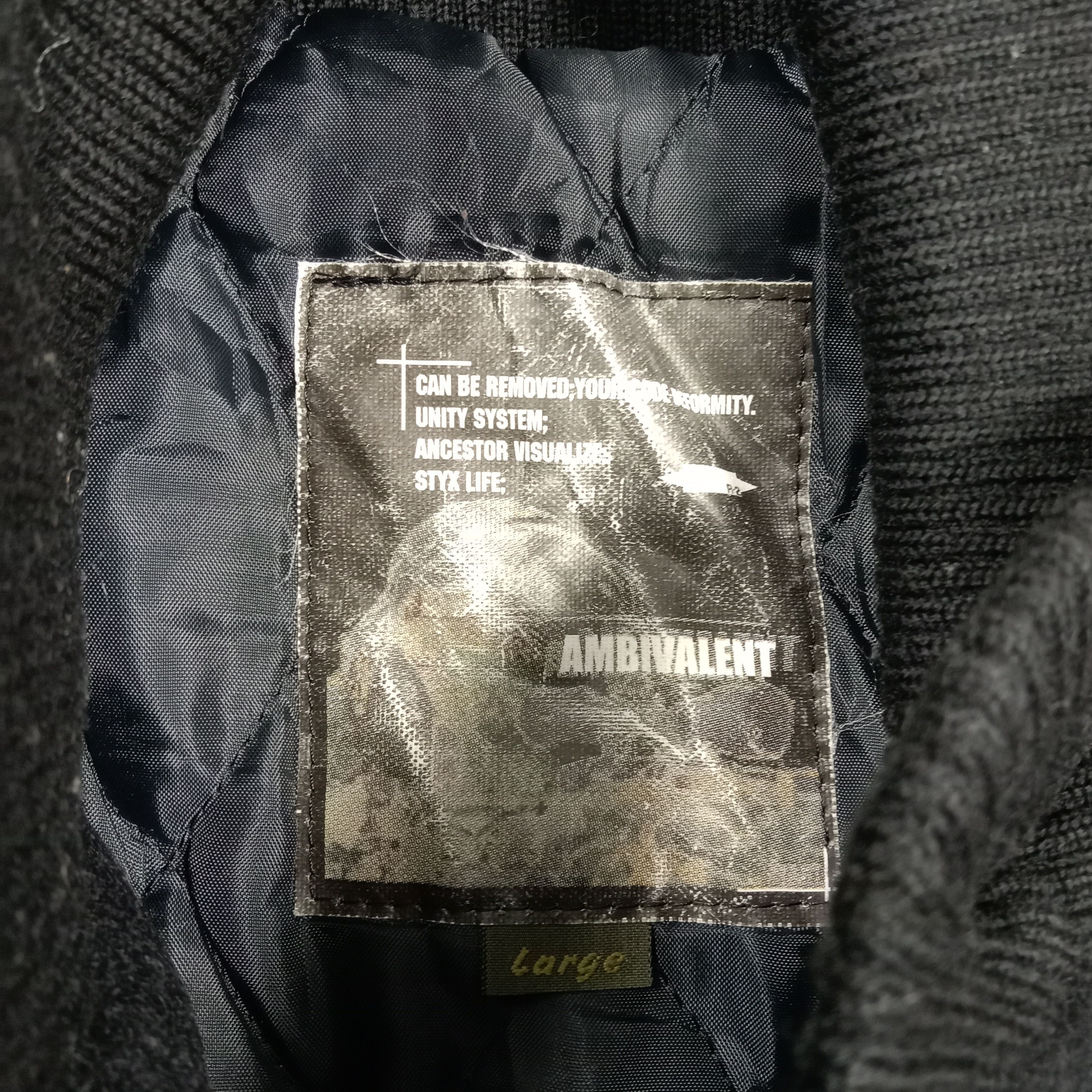 Japanese Brand Ambivalent Japanese Streetwear Varsity Jacket C278N12 Size US L / EU 52-54 / 3 - 6 Thumbnail