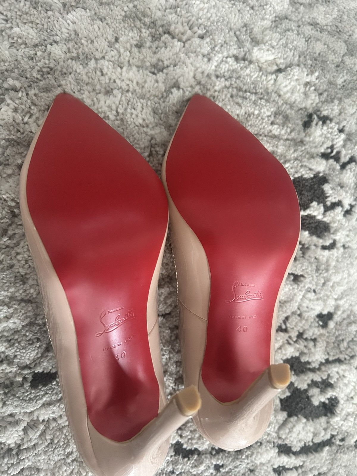 Christian Louboutin CHRISTIAN LOUBOUTIN IRIZA LEATHER PUMPS Size US 8.5 / IT 38.5 - 7 Thumbnail