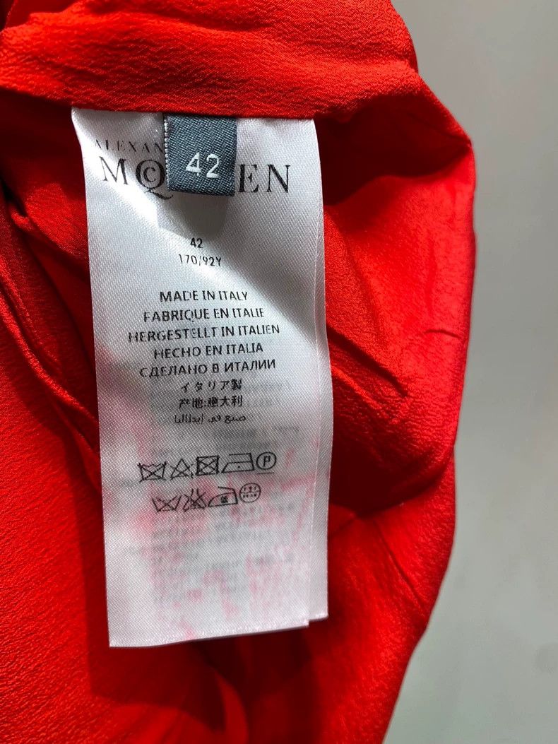 Alexander McQueen Alexander Mcqueen Red dress Size M / US 6-8 / IT 42-44 - 4 Thumbnail