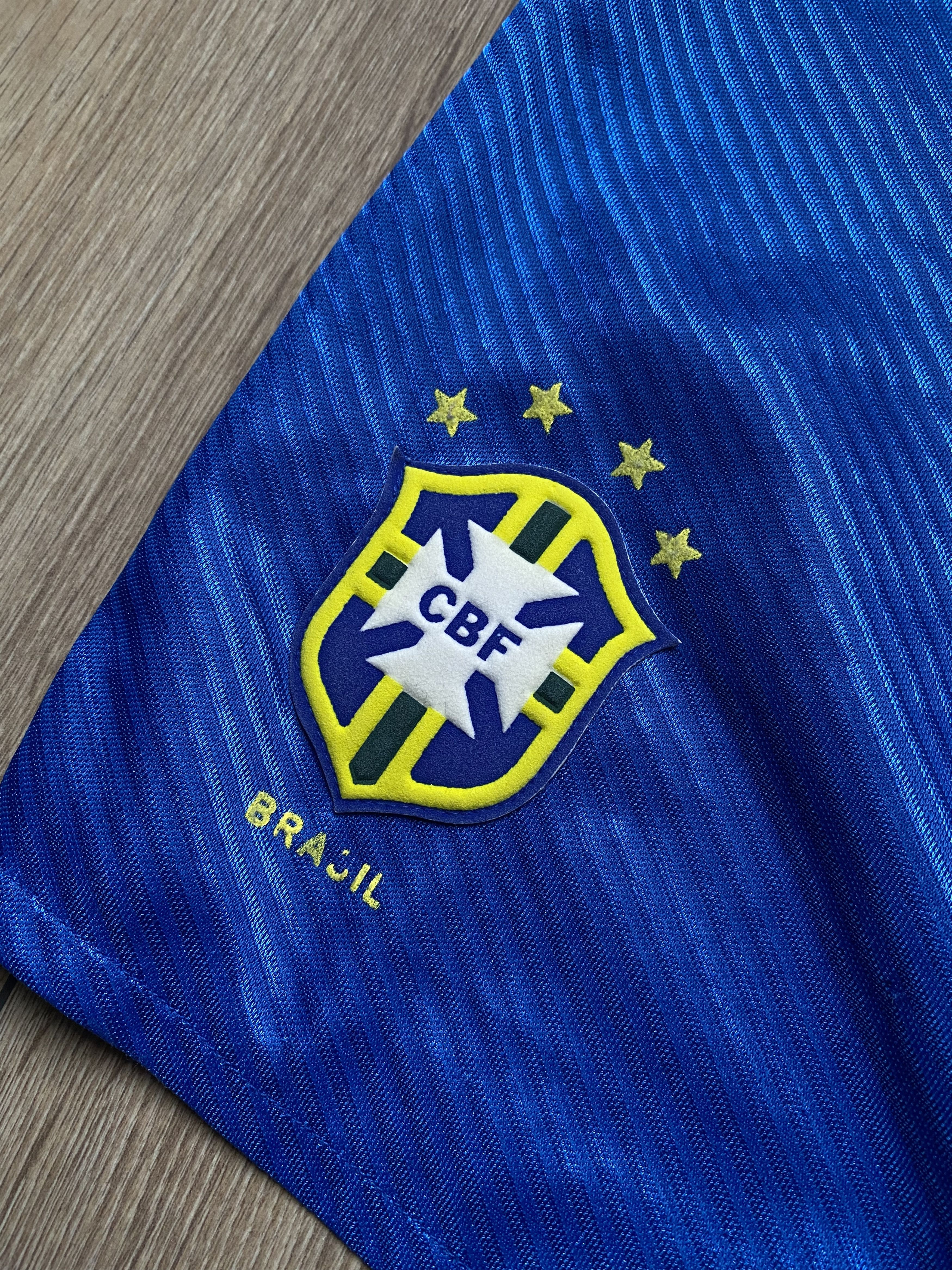 Vintage 1994/96 Umbro Brazil Home Team Shorts Vintage Size L Rare Size US 35 - 3 Thumbnail