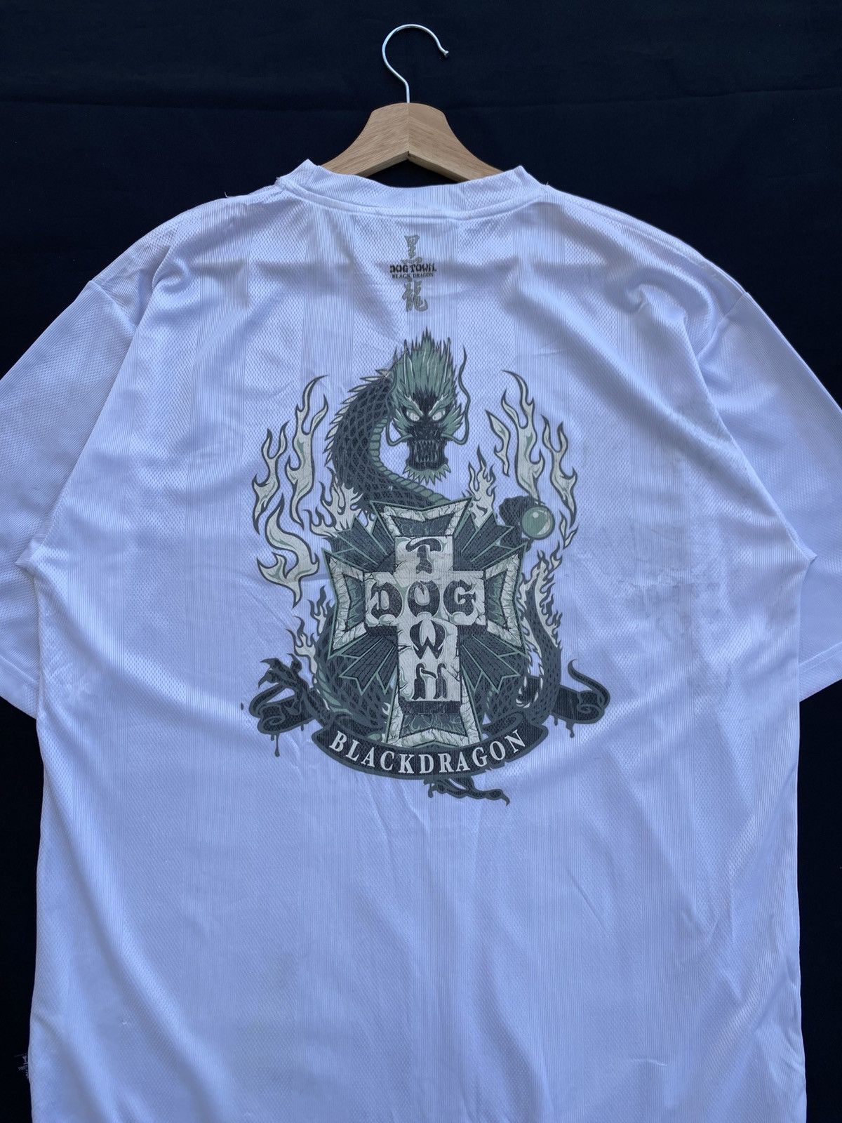 Dogtown Rare Vintage 90s Dog Town Black Dragon Jersey Size US L / EU 52-54 / 3 - 1 Thumbnail