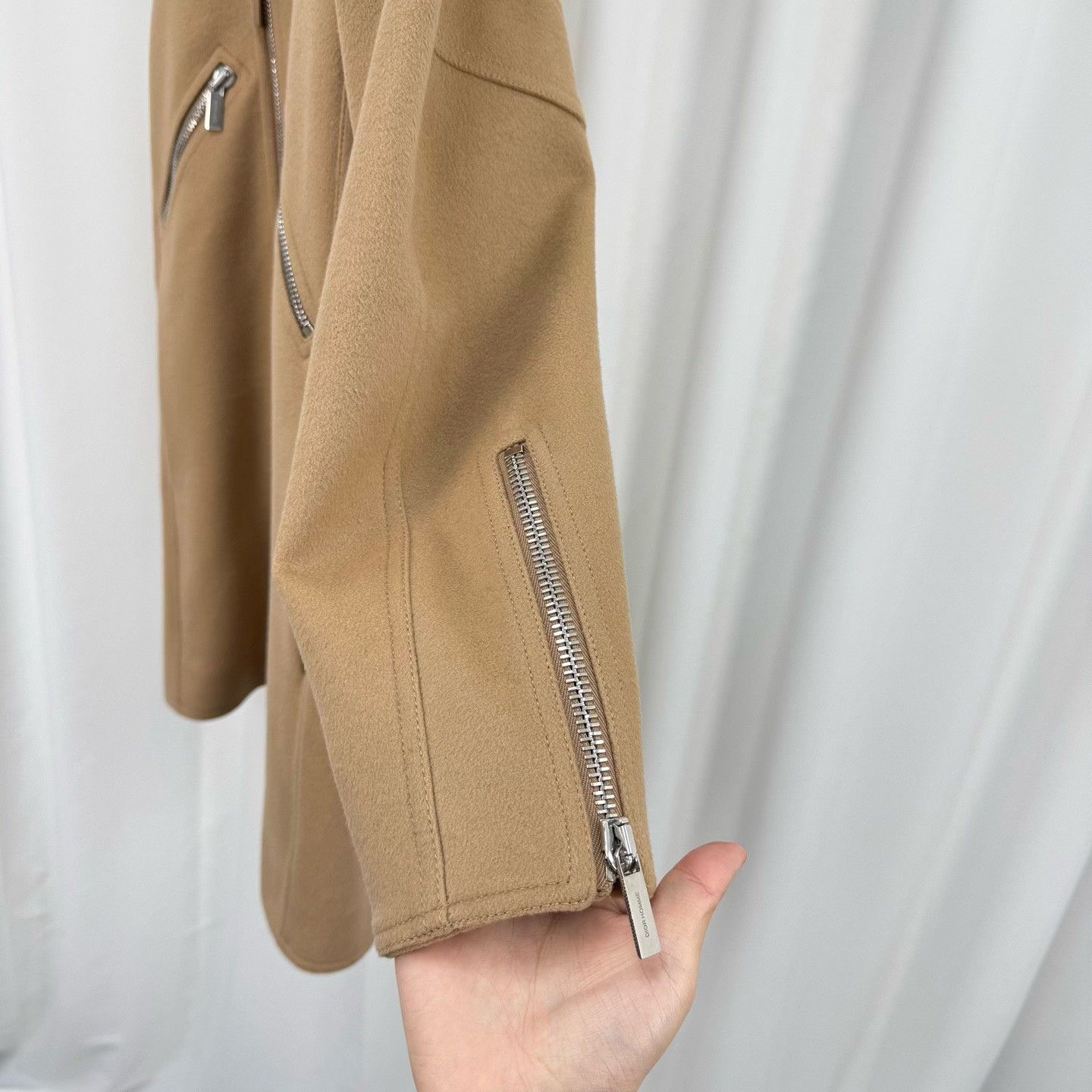 Dior Dior Runway Camel Wool Multi-Zip Coat Size US XS / EU 42 / 0 - 4 Thumbnail