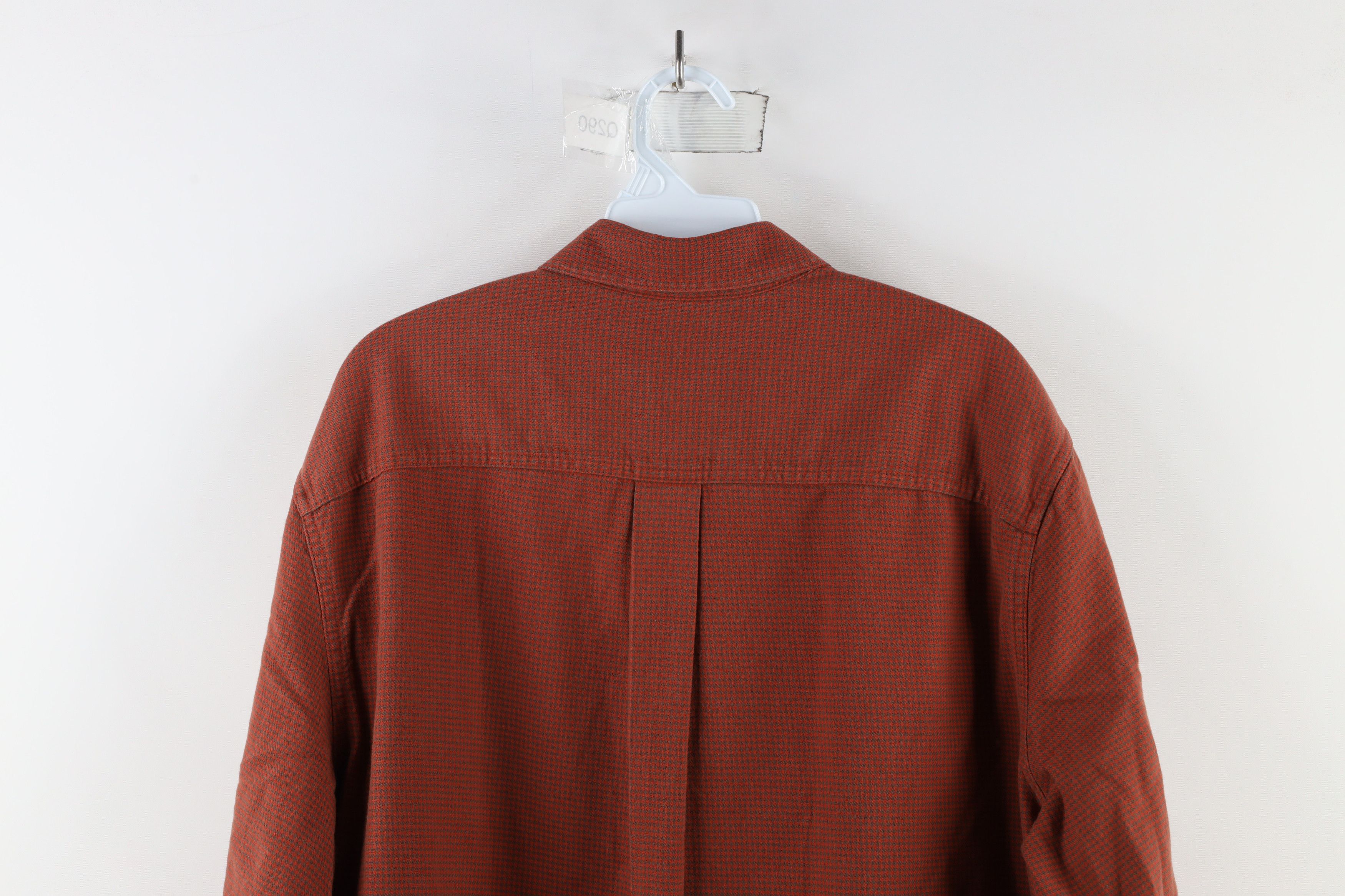 L.L. Bean × Vintage Vintage LL Bean Fitted Houndstooth Button Down Shirt Size US L / EU 52-54 / 3 - 7 Thumbnail