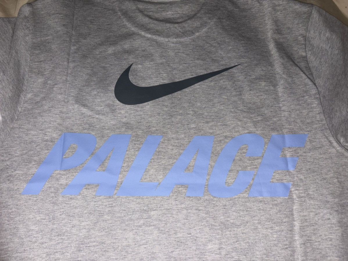 Palace Palace Nike Font Swoosh T-Shirt Grey Marl Size US S / EU 44-46 / 1 - 2 Thumbnail