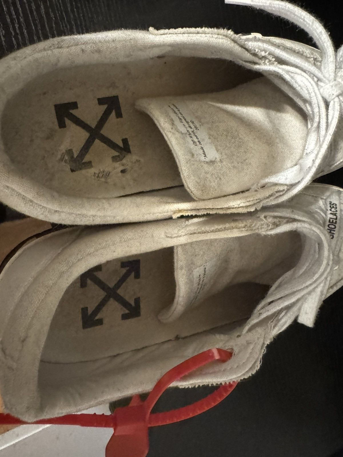 Off-White Off White Vulcanized Low Top Size US 12 / EU 45 - 9 Thumbnail