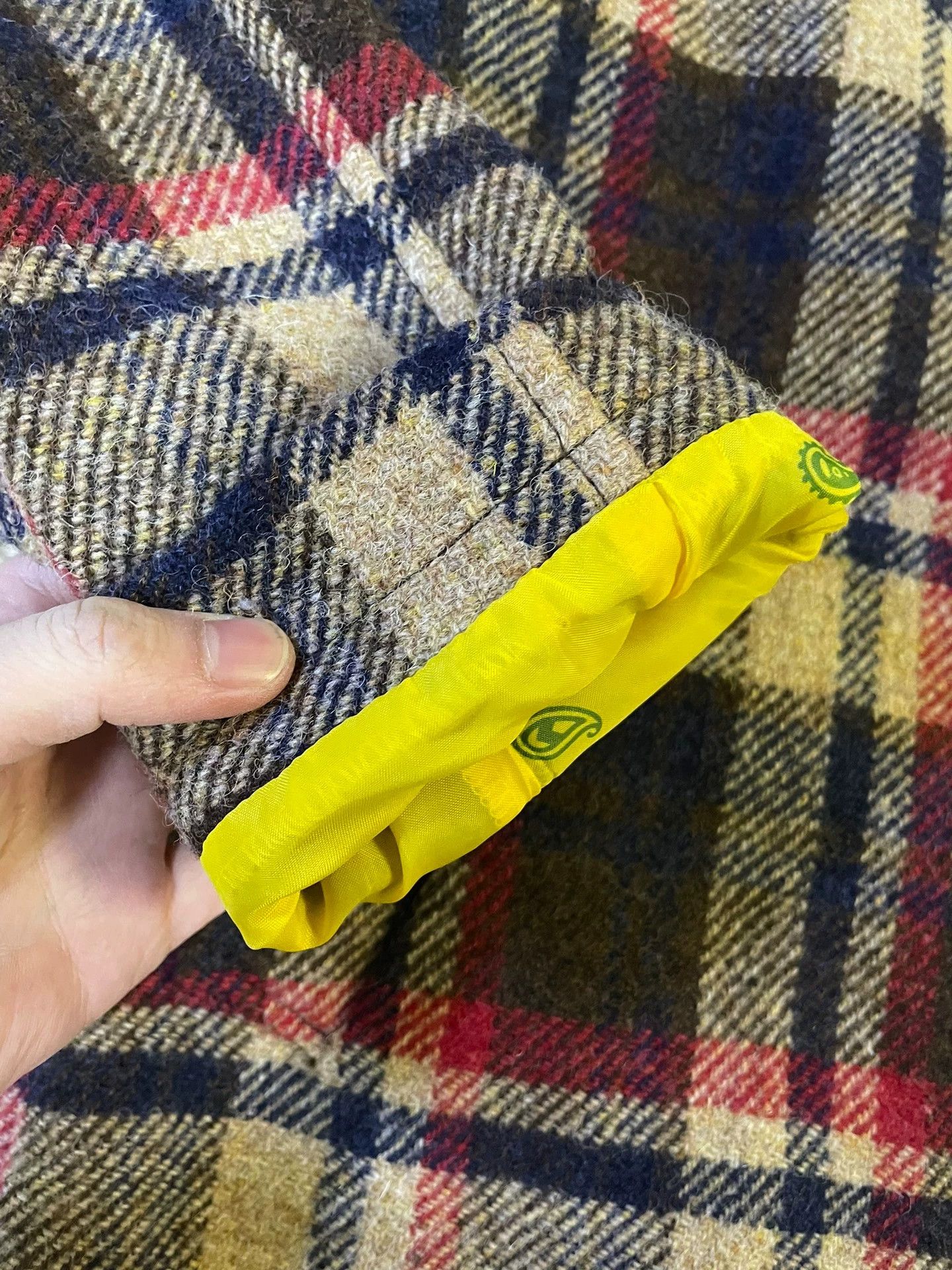 Bape BAPE X Harris Tweed Wool Kimura Check Overcoat S Size US S / EU 44-46 / 1 - 5 Thumbnail