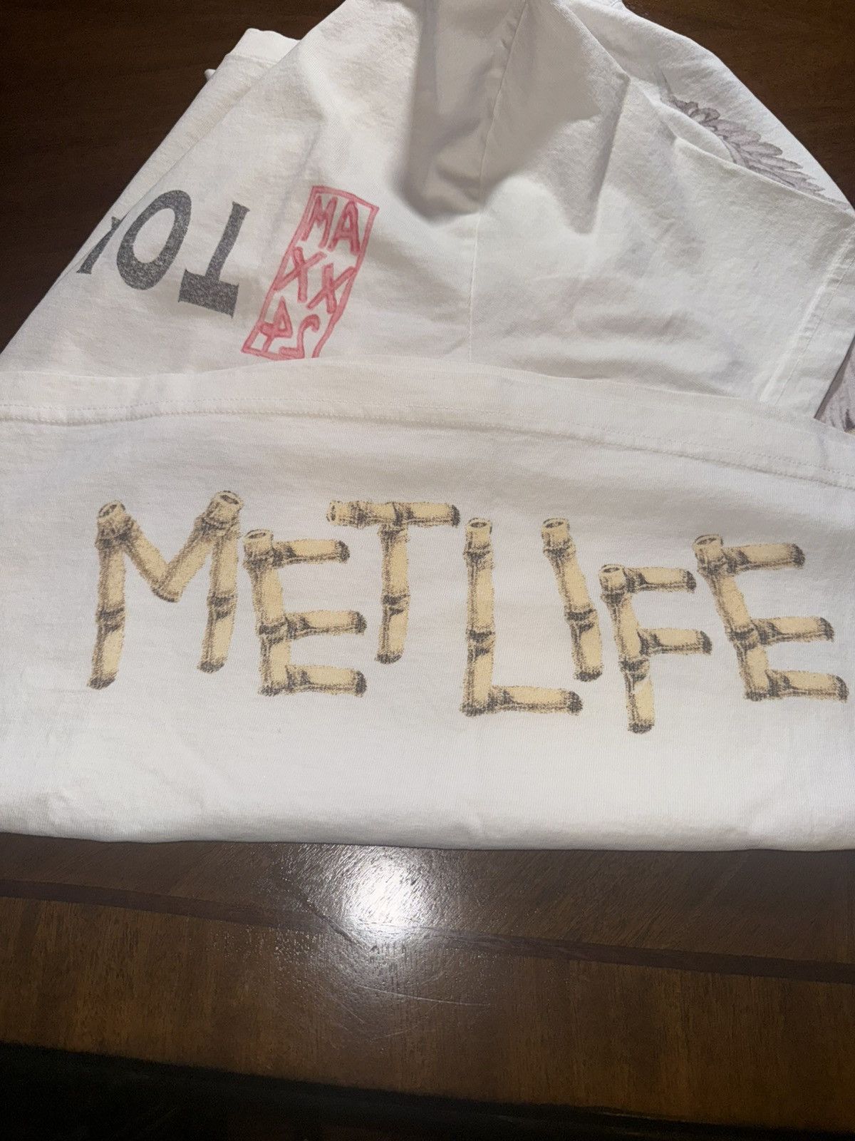 Travis Scott TRAVIS SCOTT EXCLUSIVE UTOPIA METLIFE TEE Size US L / EU 52-54 / 3 - 3 Thumbnail