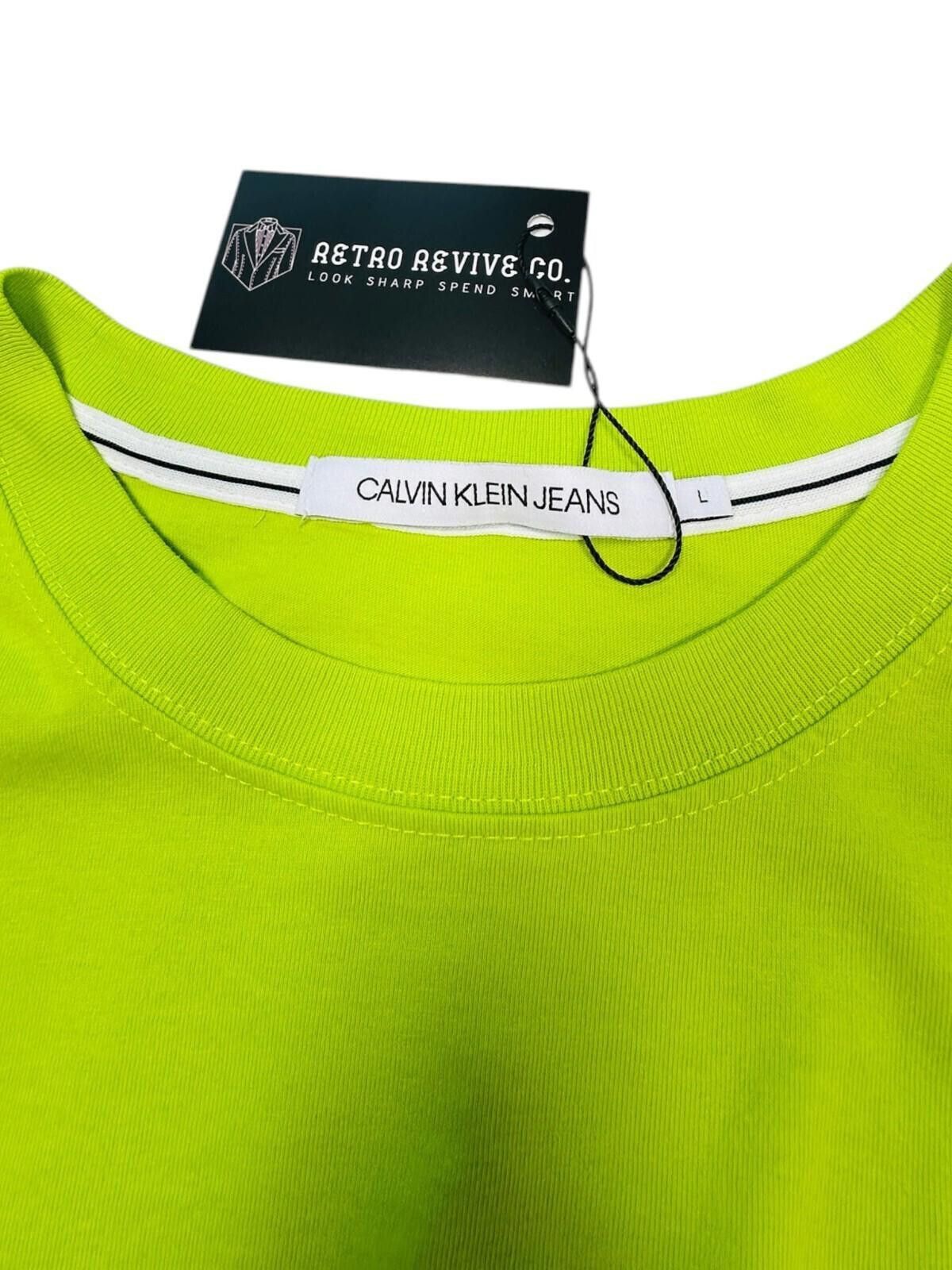 Calvin Klein Calvin Klein Jeans T-Shirt Men's UK Size L Green Bright Size US L / EU 52-54 / 3 - 6 Thumbnail