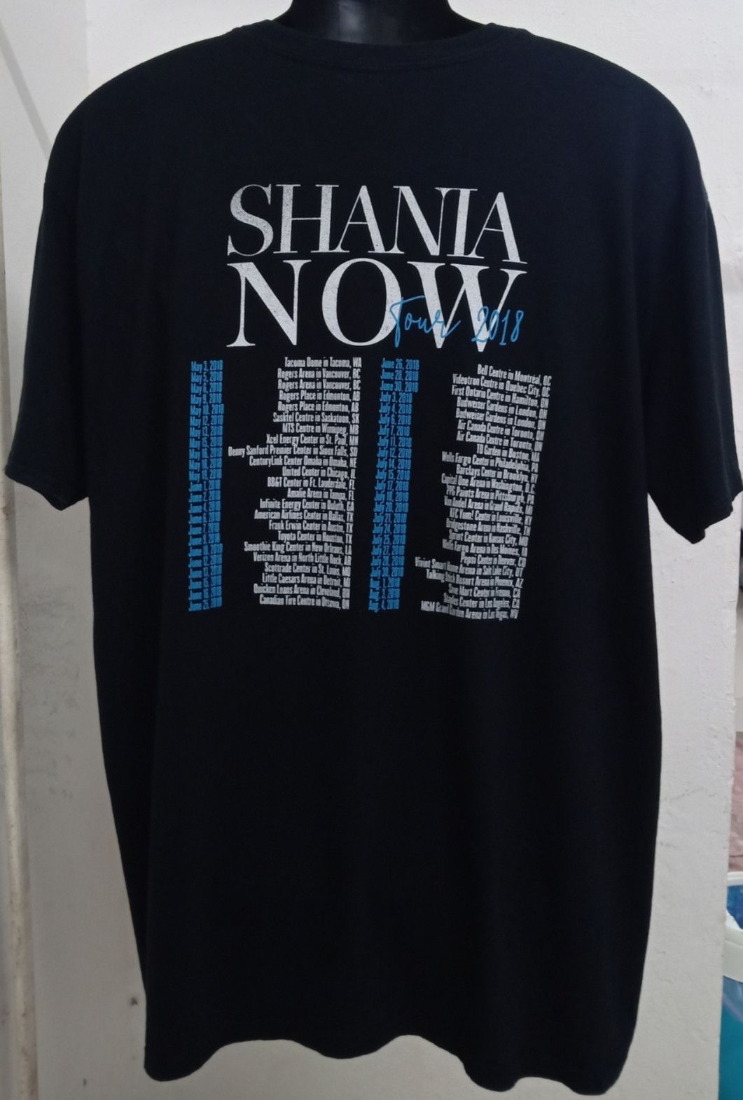 Band Tees Shania Twain : Shania Now Tour 2018 T-shirt Size US XL / EU 56 / 4 - 2 Thumbnail
