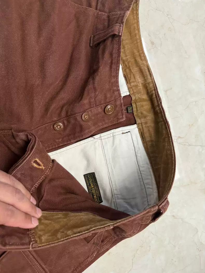 image of Freewheelers Avatar Flying Pants Tooling Casual Pants in Brown, Men's (Size 32)
