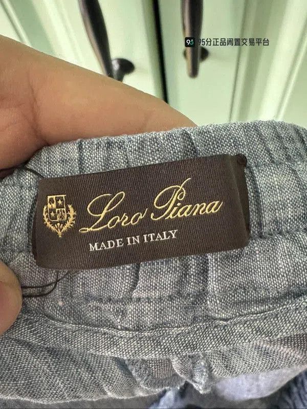 Loro Piana Loro Piana Unisex Elastic Waist Gray Shorts. Size US 40 / EU 56 - 8 Thumbnail