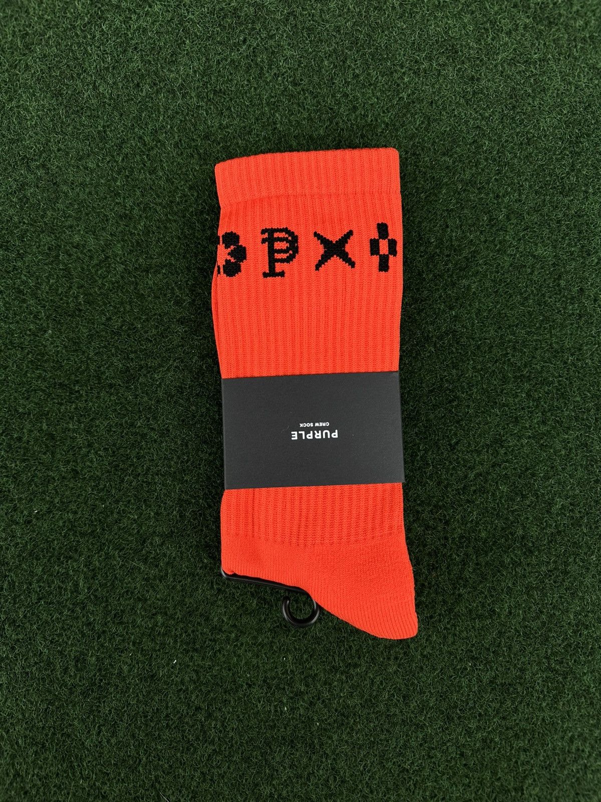 Purple Brand MONOGRAM CREW RED SOCKS Size OS Size ONE SIZE - 1 Thumbnail