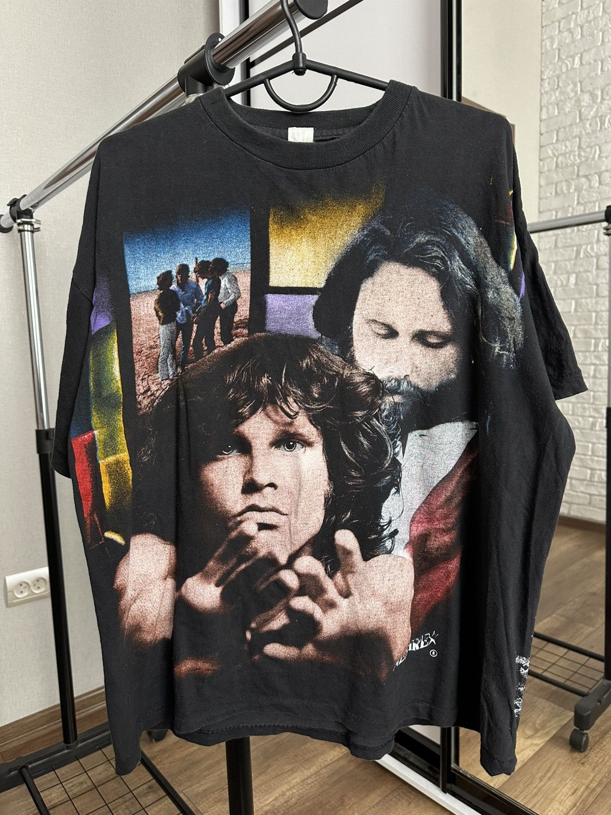 Band Tees Jim Morrison Hotel The Doors Vintage Band T-Shirt Tee 90s Size US M / EU 48-50 / 2 - 1 Thumbnail