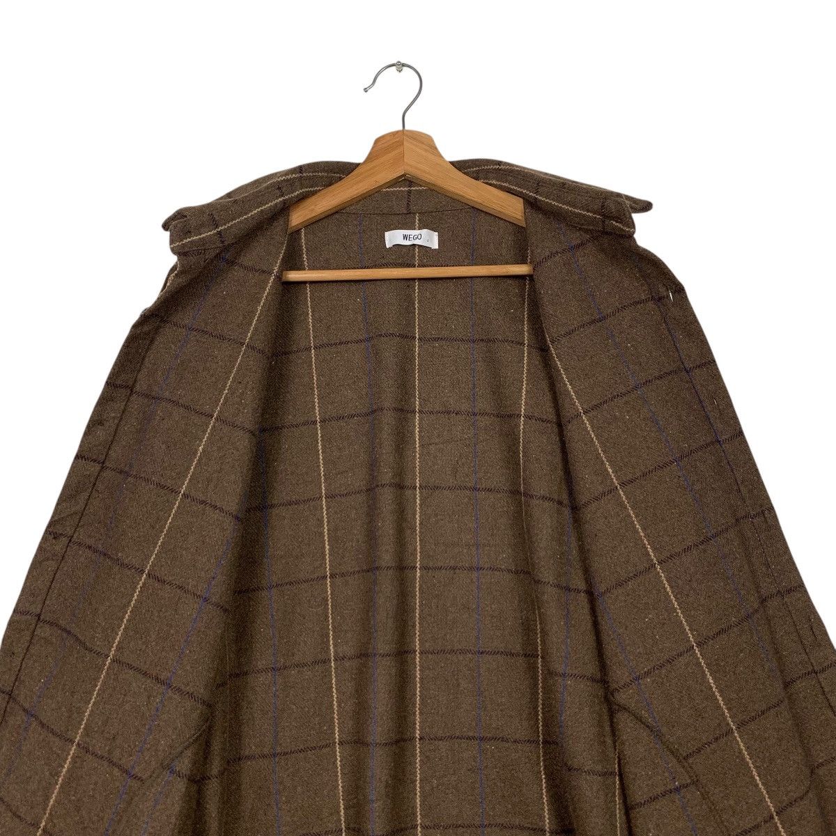 Flannel WEGO Checked Flannel Oversized Button Shirt #2300-C102 Size US L / EU 52-54 / 3 - 12 Thumbnail