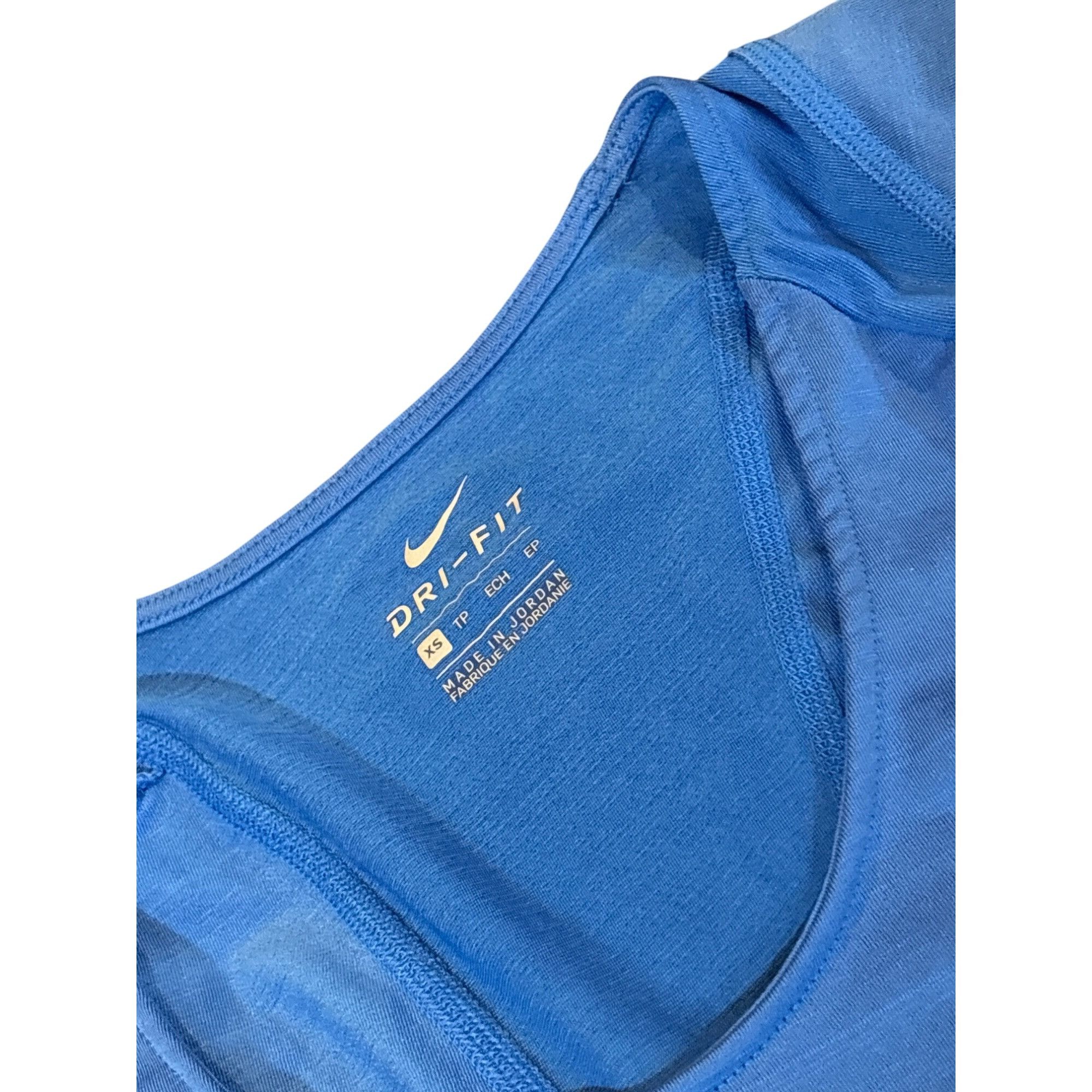 Nike NIKE Dri-Fit Women's Blue Athletic T-Shirt Size XS Size M / US 6-8 / IT 42-44 - 3 Thumbnail