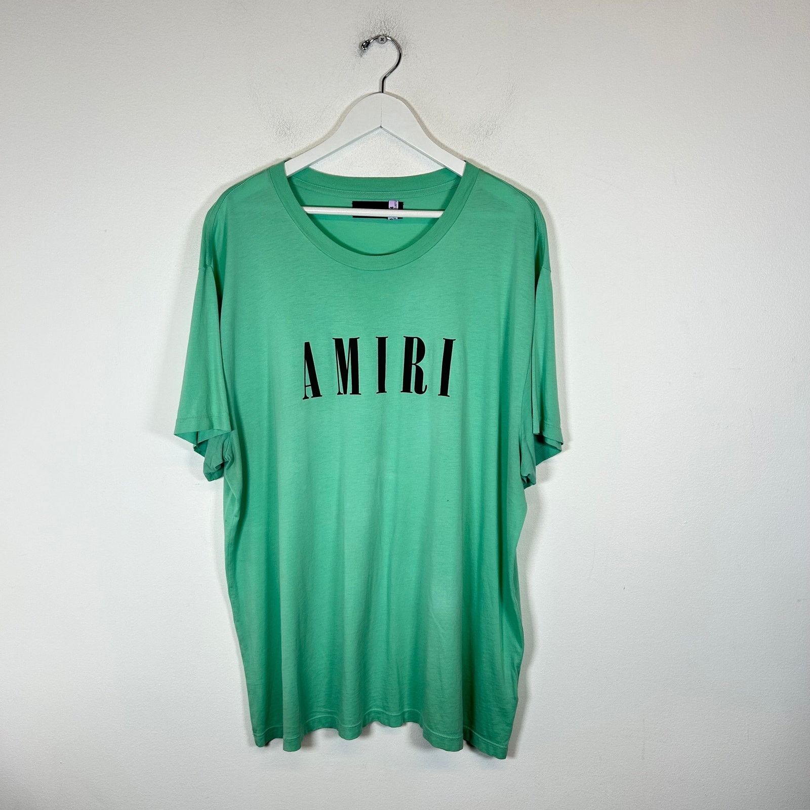 Amiri Amiri Mint/Black Logo T-Shirt Size XXL Size US XXL / EU 58 / 5 - 1 Thumbnail
