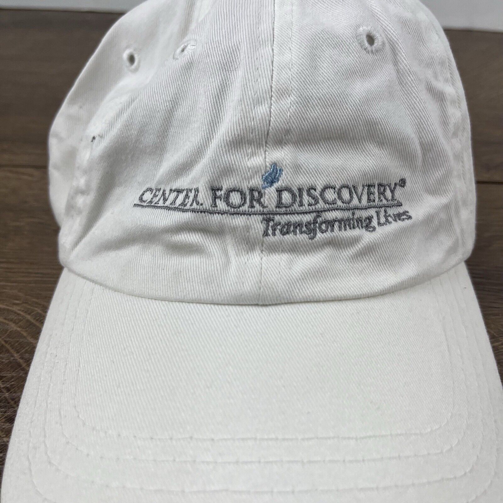 Other Center for Discovery Hat White Cap Hat Adjustable Hat White Size ONE SIZE - 7 Thumbnail