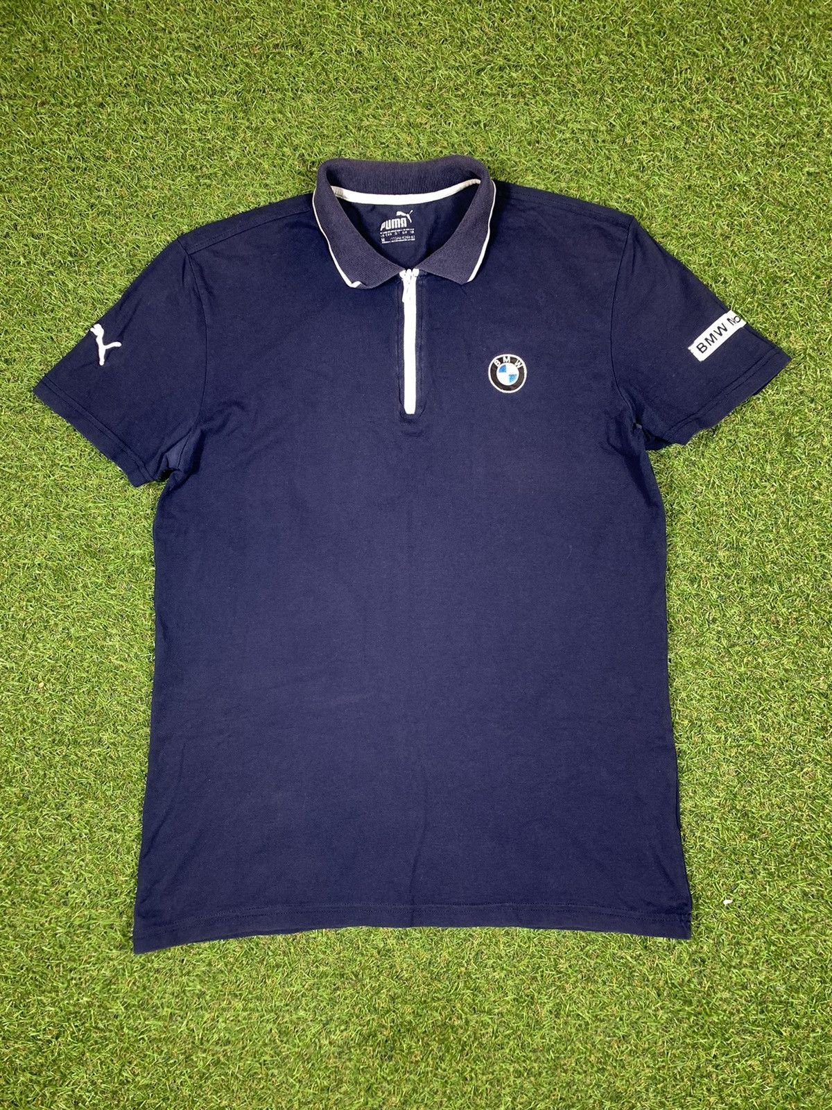 Puma Vintage Puma BMW polo streetwear style size M Size US M / EU 48-50 / 2 - 1 Thumbnail