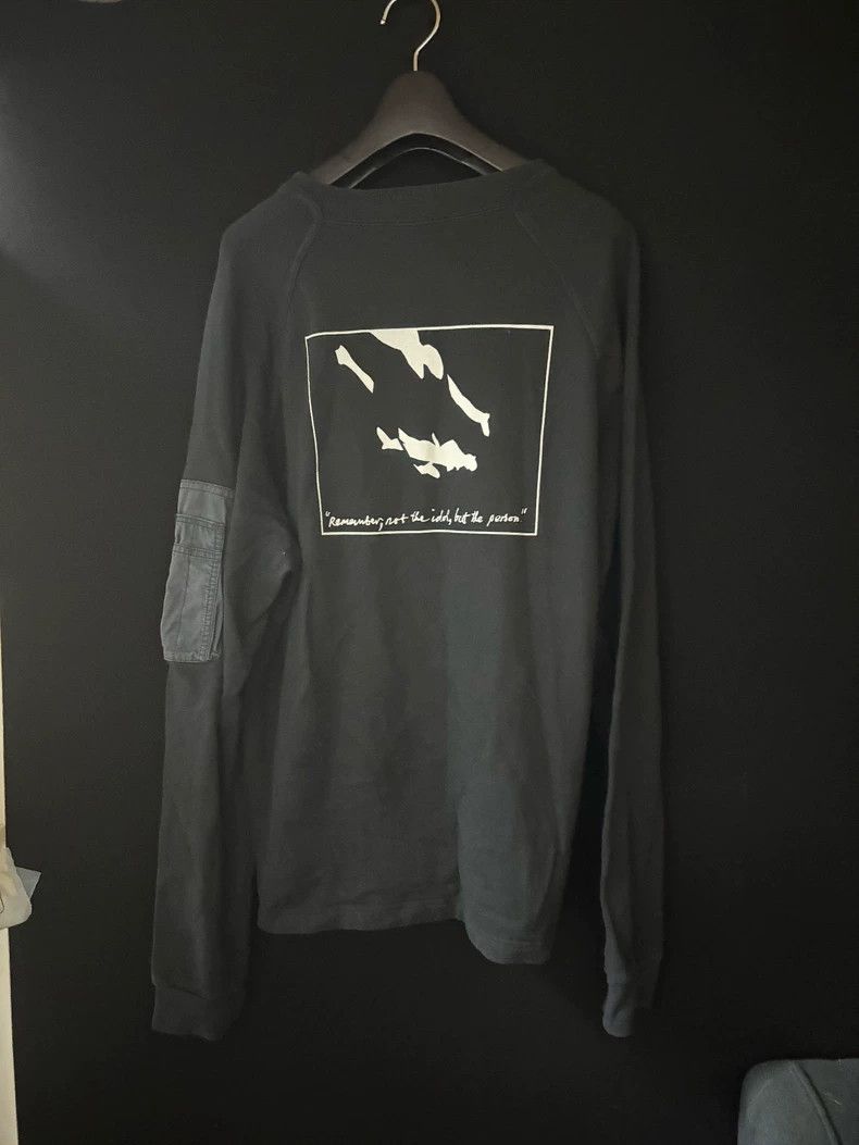 Undercover 19SS crewneck face print sweater