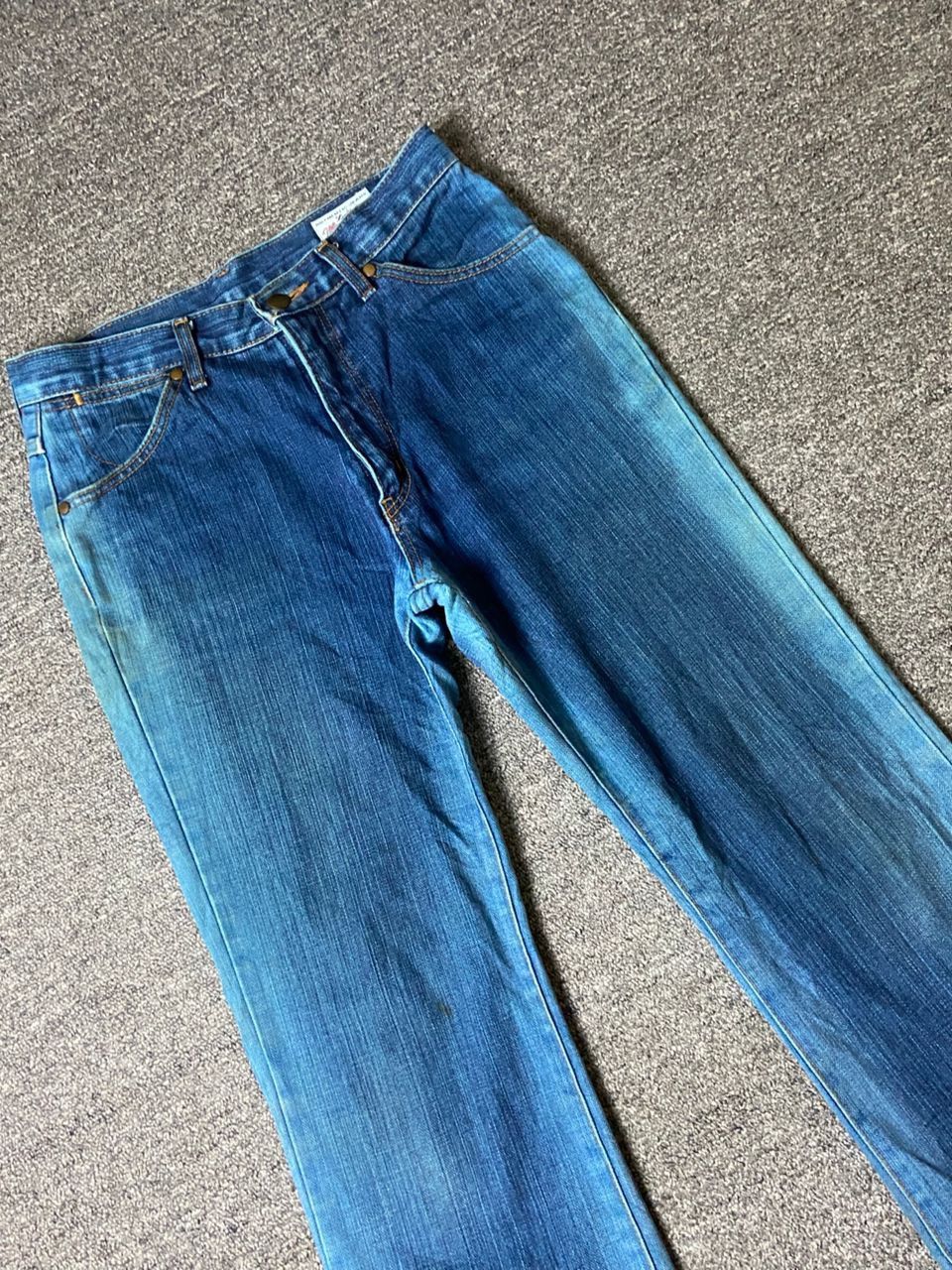 Japanese Brand × Vintage × Wrangler Authentic Lady Wrangler Brand Flared Jeans (123) Size 28" / US 6 / IT 42 - 9 Thumbnail