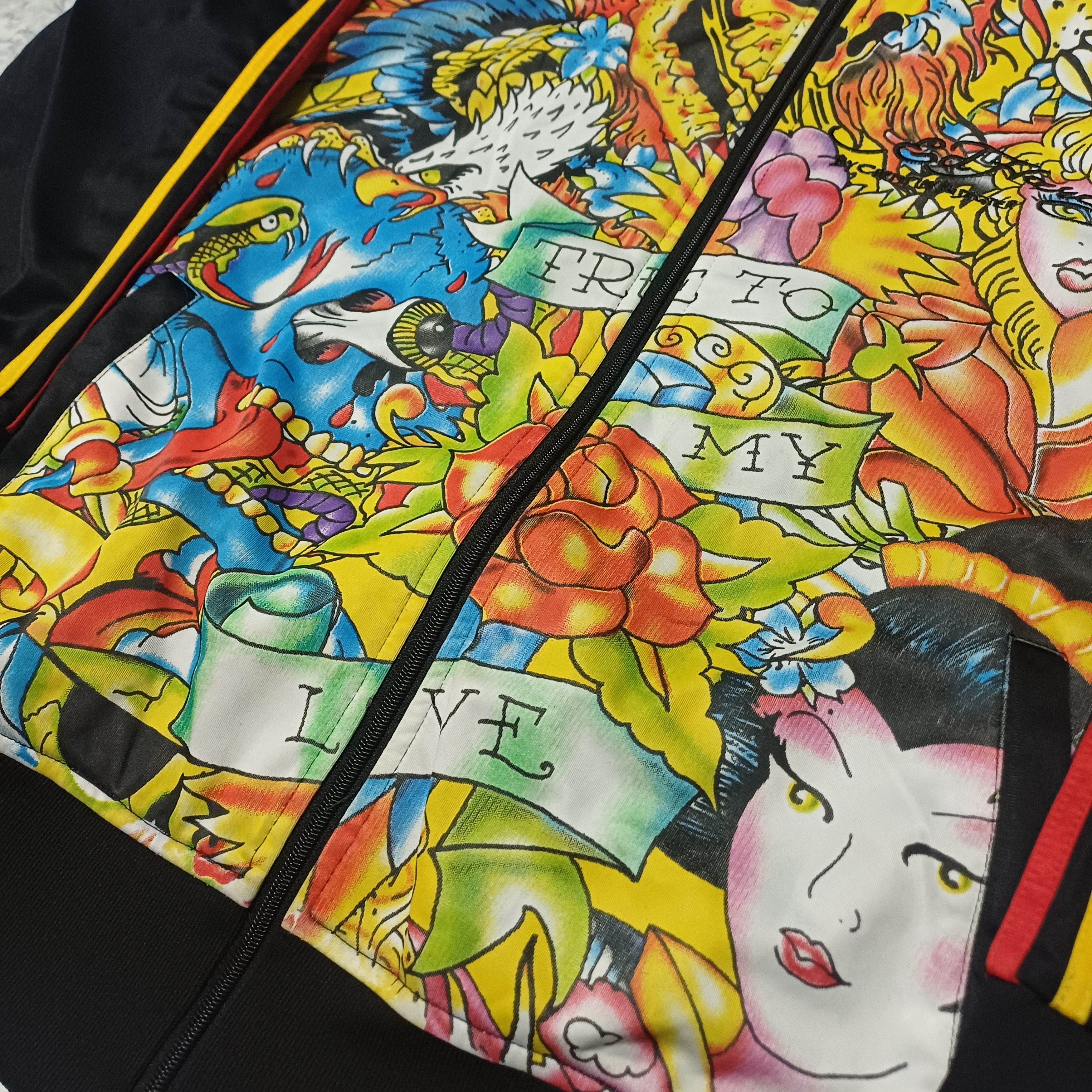 Christian Audigier Ed Hardy track jacket zip up Size US M / EU 48-50 / 2 - 3 Thumbnail