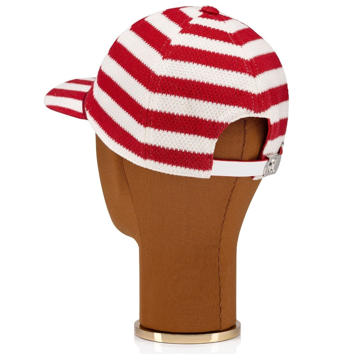 Christian Louboutin Christian Louboutin Mooncrest Hat Red White CL MgmSz M NWT Size ONE SIZE - 4 Thumbnail