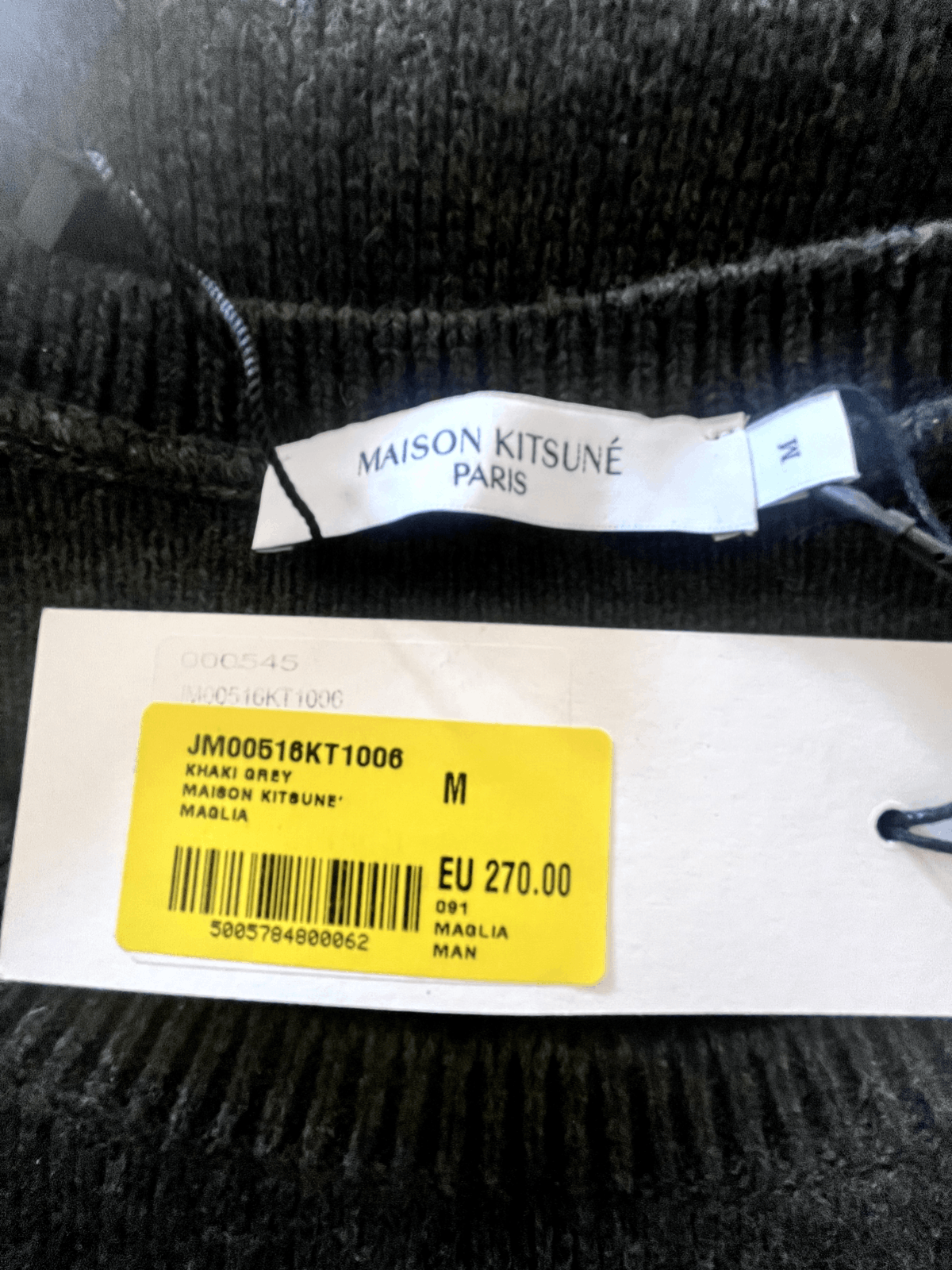Maison Kitsune NEW Maison Kitsune GREY FOX HEAD PATCH RELAXED JUMPER Medium Size US M / EU 48-50 / 2 - 3 Thumbnail