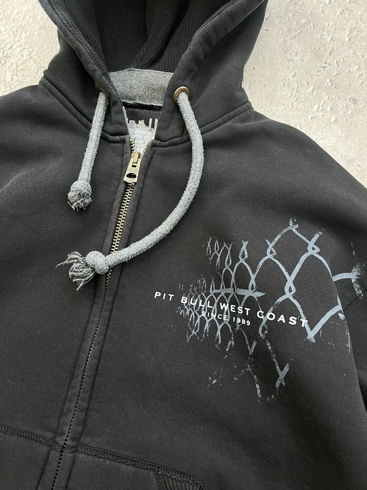 Vintage 100% Hardcore Overprint Hoodie Zip Y2K Vintage Size US M / EU 48-50 / 2 - 5 Thumbnail