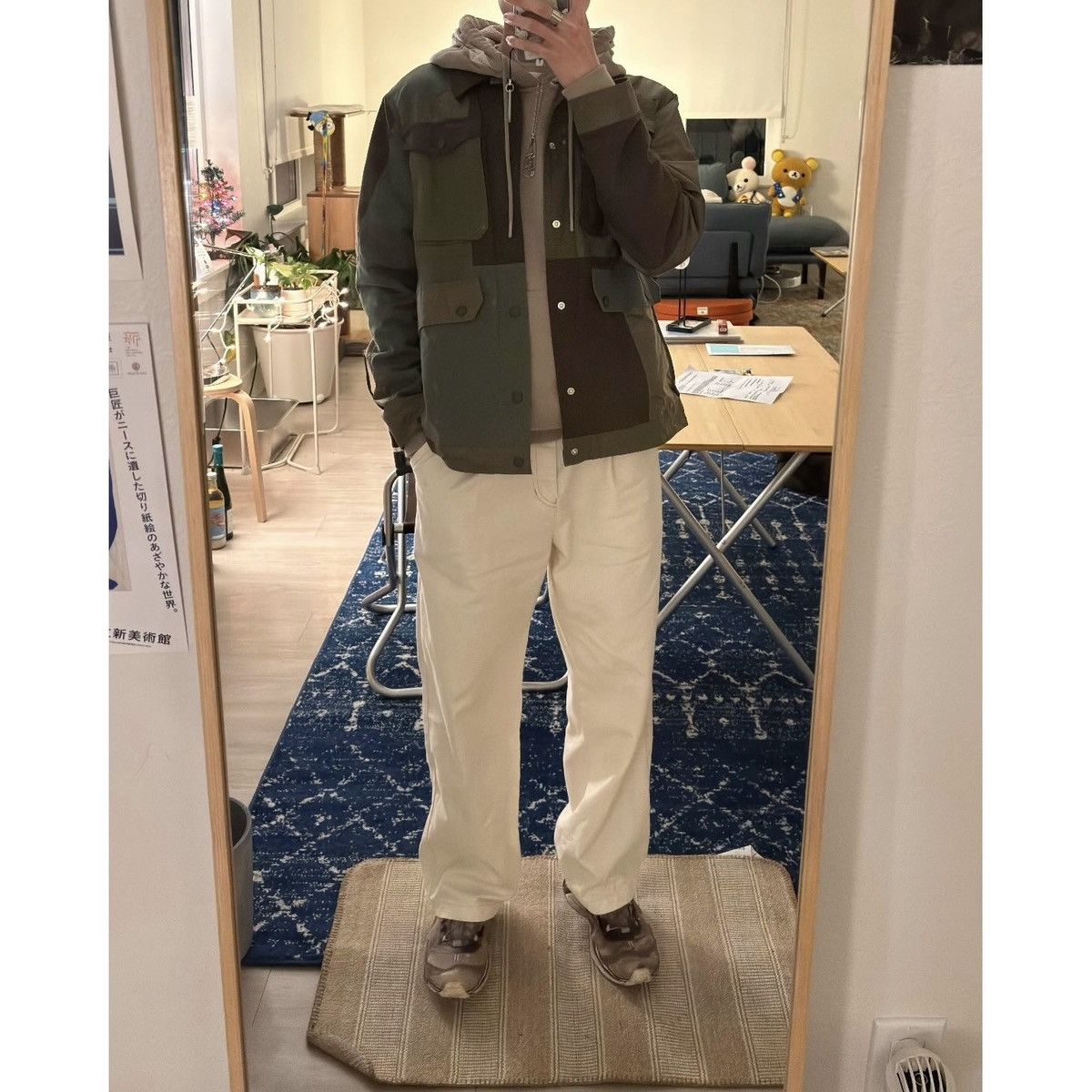White Mountaineering Franken Jacket work chore coverall patchwork Junya Watanabe Size US M / EU 48-50 / 2 - 10 Thumbnail