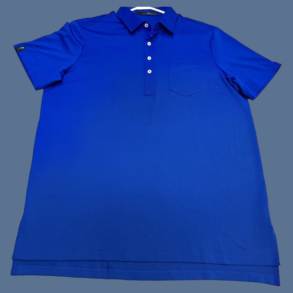 RLX Ralph Lauren RLX Ralph Lauren Polo SS Shirt Royal Blue Golf Lightweight Logo Men L Size US L / EU 52-54 / 3 - 1 Thumbnail